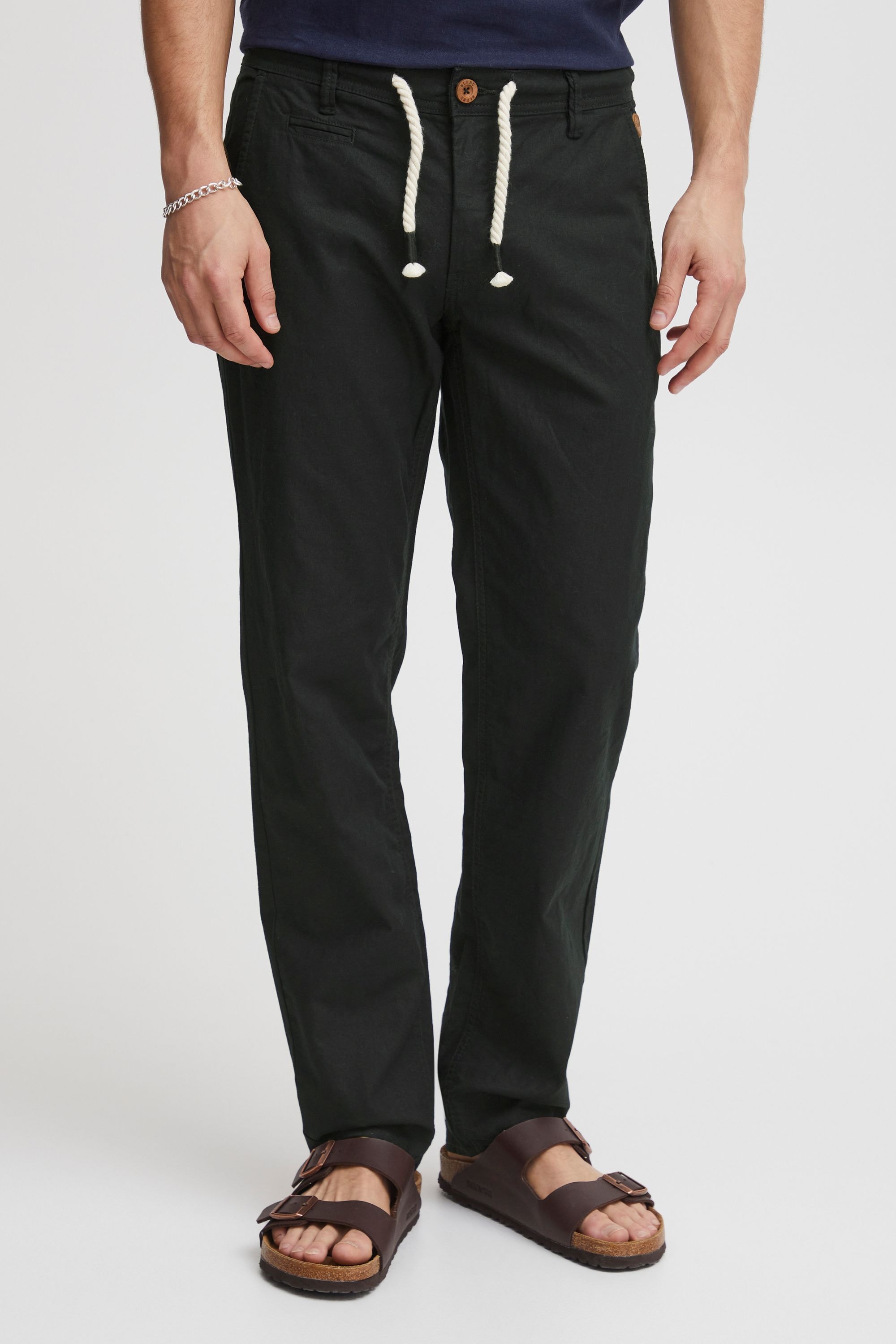 Blend Leinenhose "BHLanias" Leinen-Chinohose mit Kordel im Bund günstig online kaufen