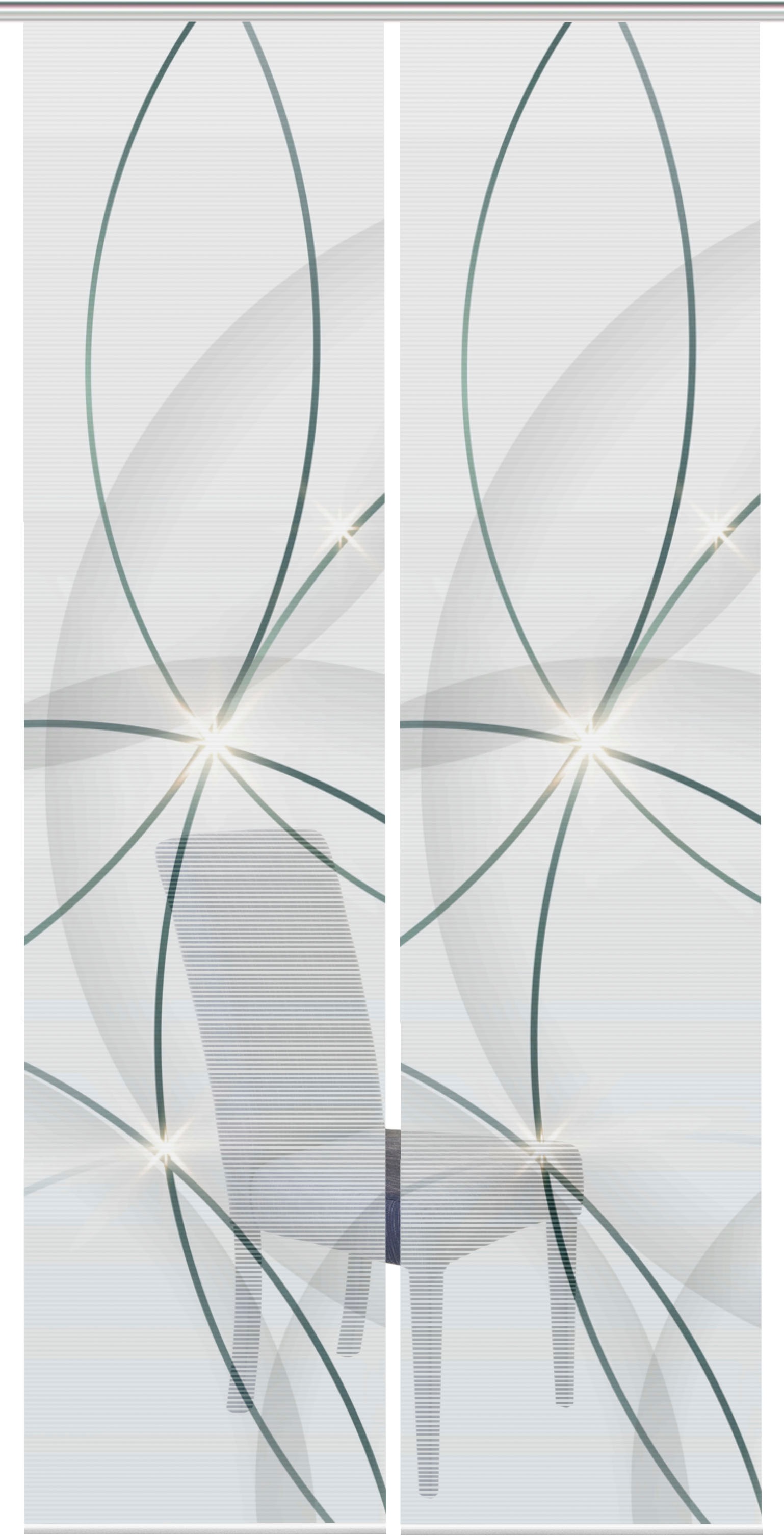 Thumbnail - Vision S Schiebegardine "BLINKI" Paneelwagen 1 Stk. tlg. DIGITALDRUCK