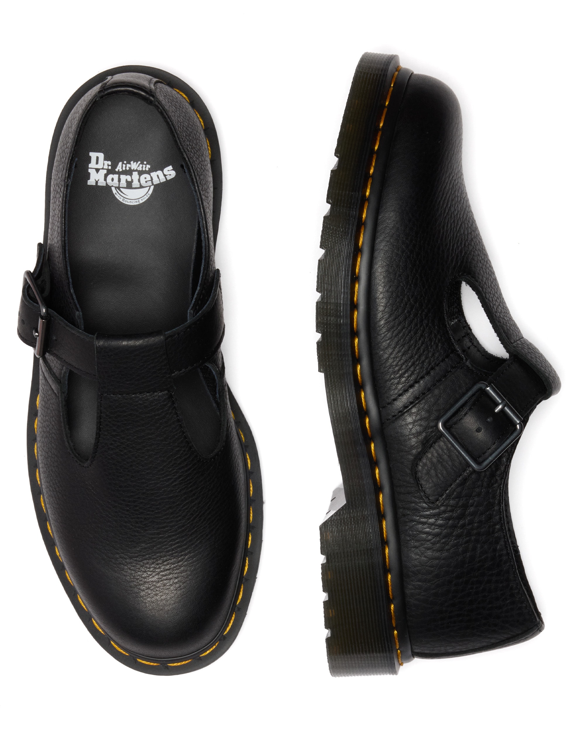 DR. MARTENS Slipper »Polley«  Spangenschuh, Halbschuh, Mary Jane mit Blockabsatz