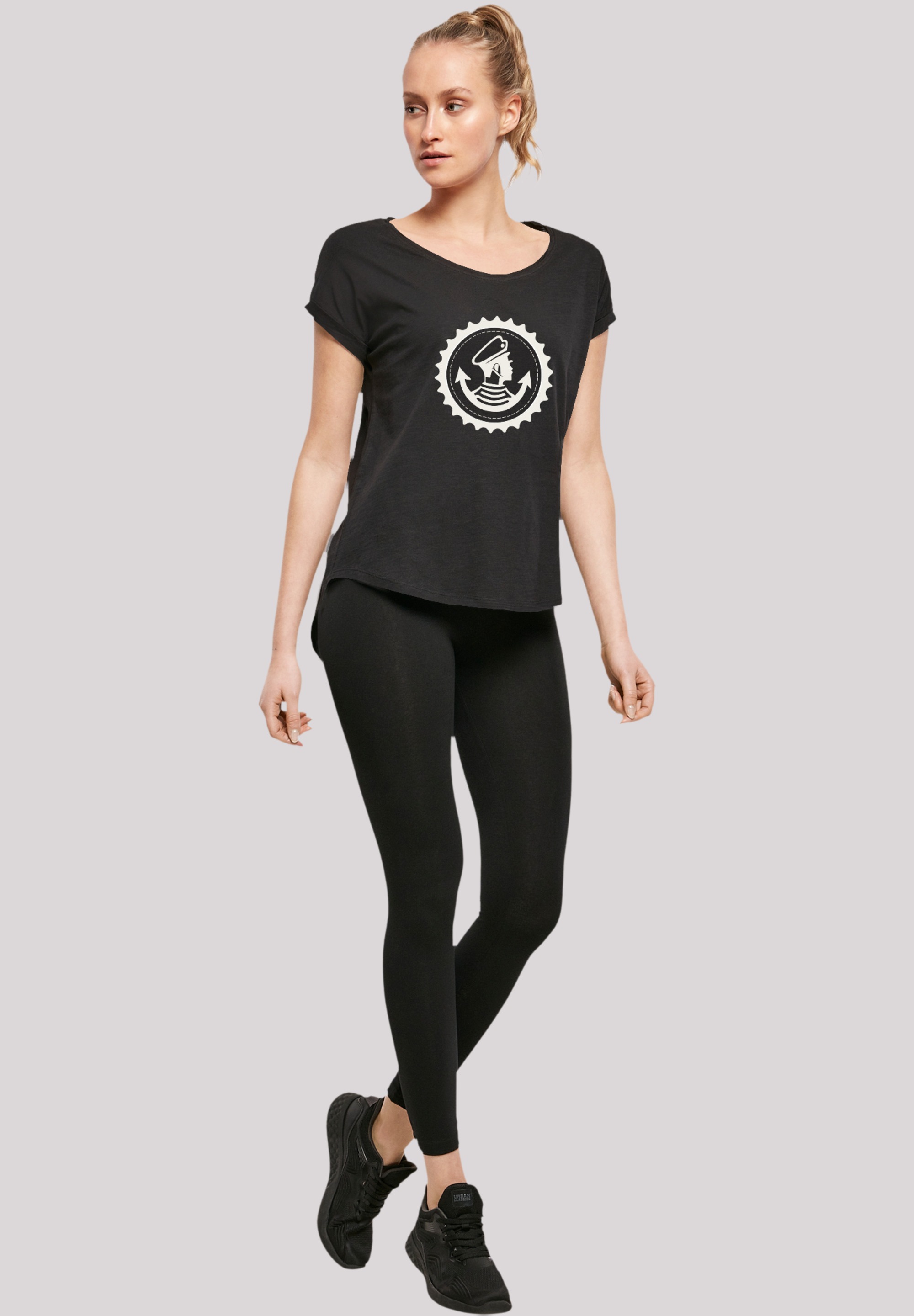 F4NT4STIC T-Shirt »Knut und Jan Hamburg with Ladies Long Slub Tee«, Print