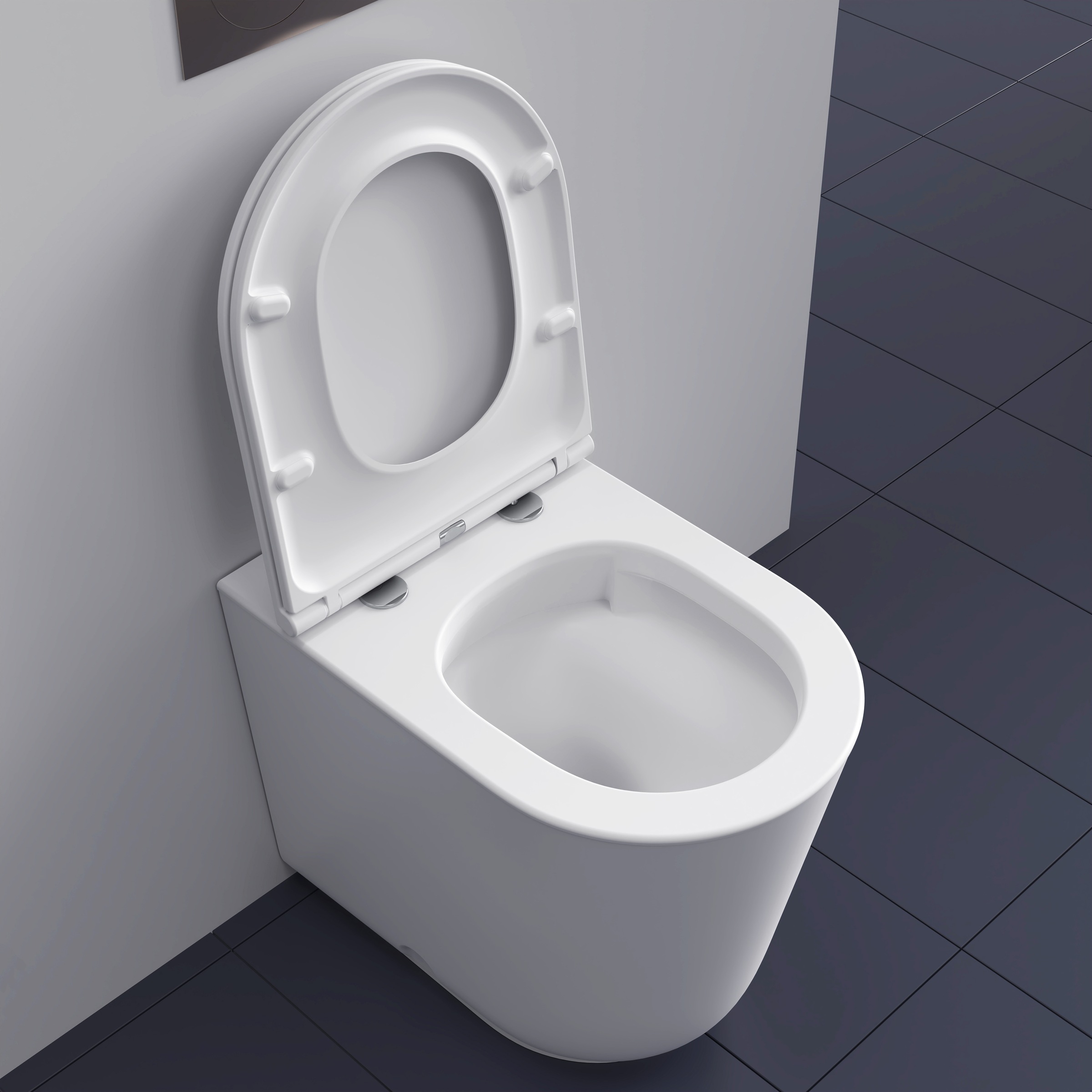 welltime Tiefspül-WC »Cascata Design« Vortex-Flush