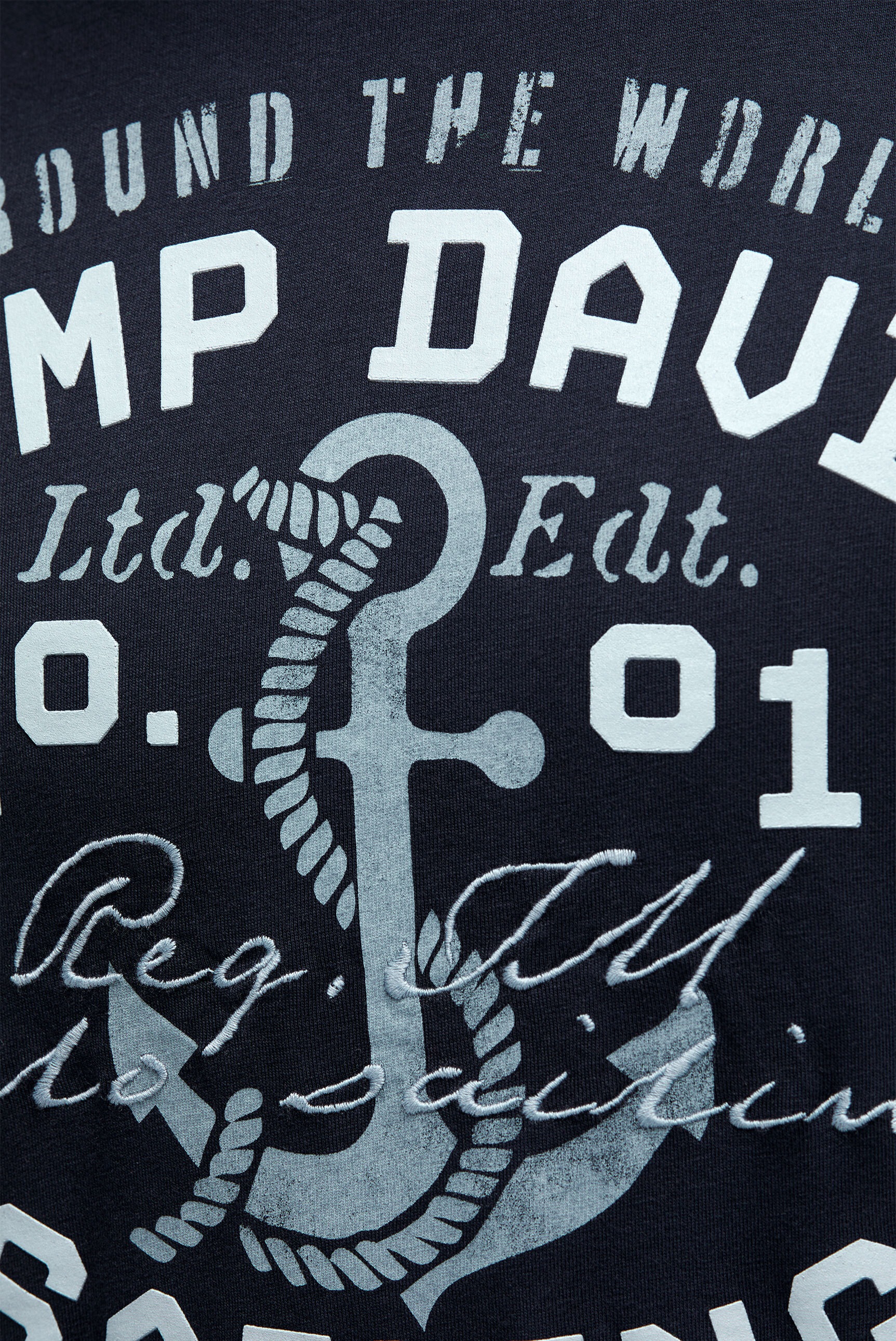 CAMP DAVID Rundhalsshirt aus Baumwolle