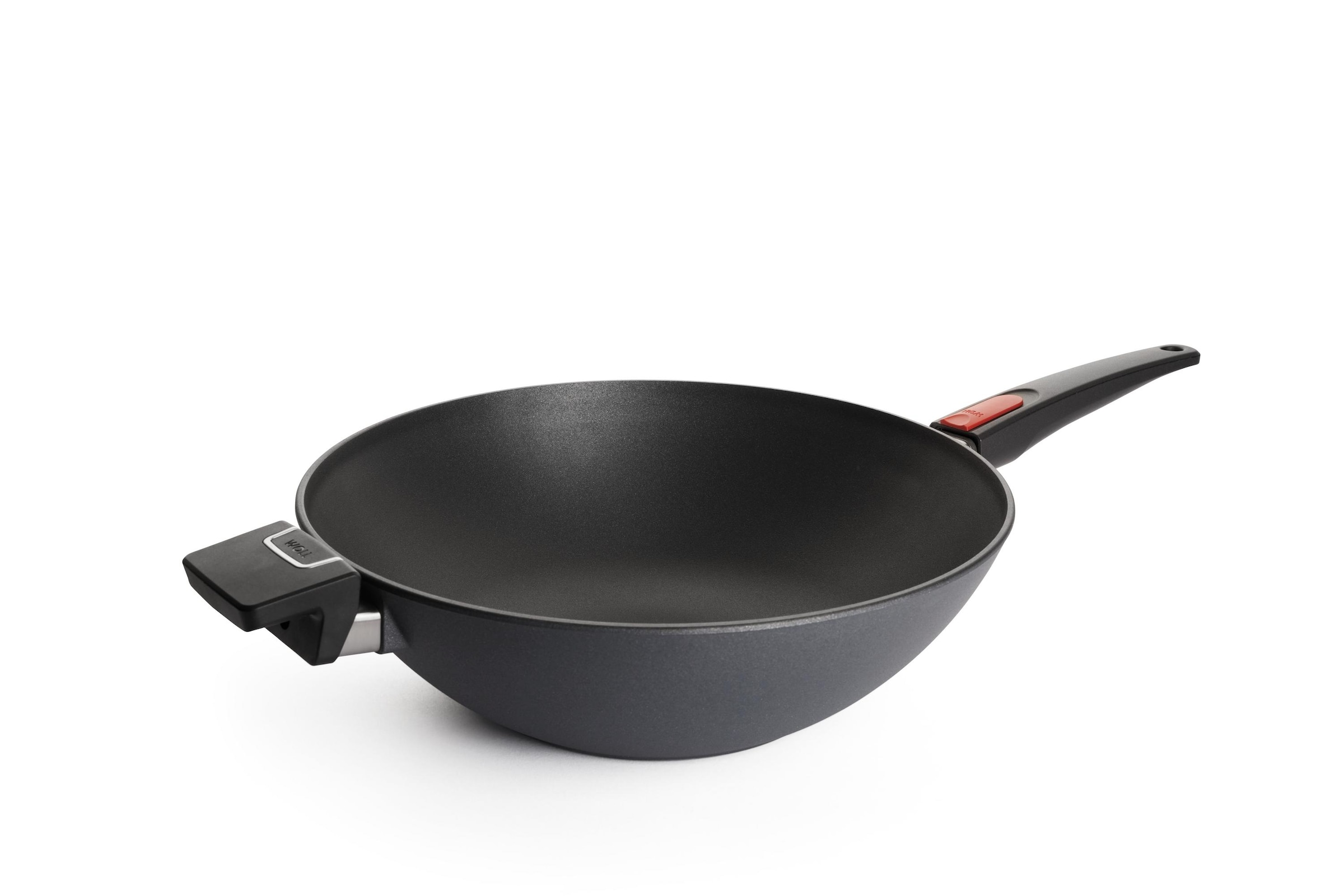 WOLL MADE IN GERMANY Wok »Diamond Lite«, Aluminiumguss, Ø 34 cm, mit Glasdeckel, Induktion