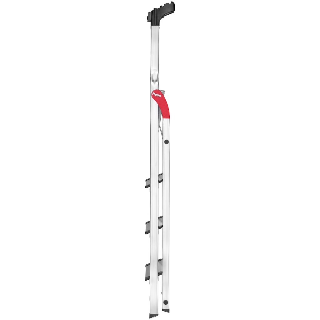 Hailo Stehleiter »L80 ComfortLine«, Alu-Sicherheits-Stehleiter 4 Stufen