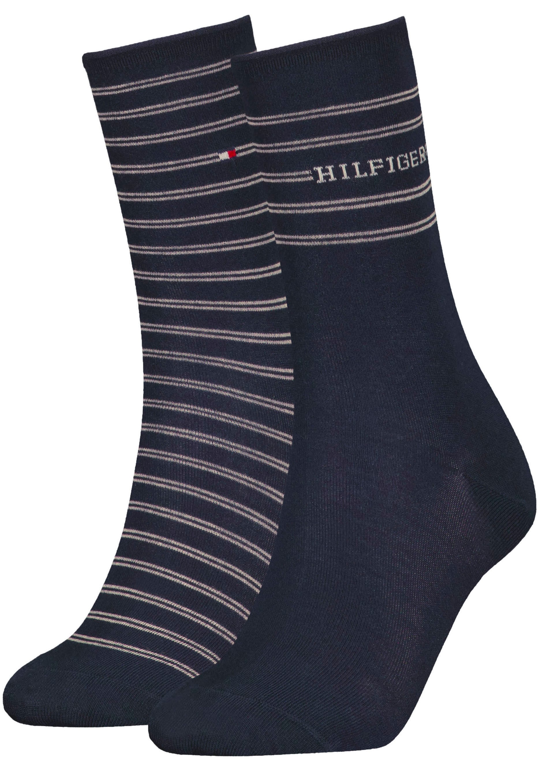 Tommy Hilfiger Socken, (2 Paar), mit Logoschriftzug