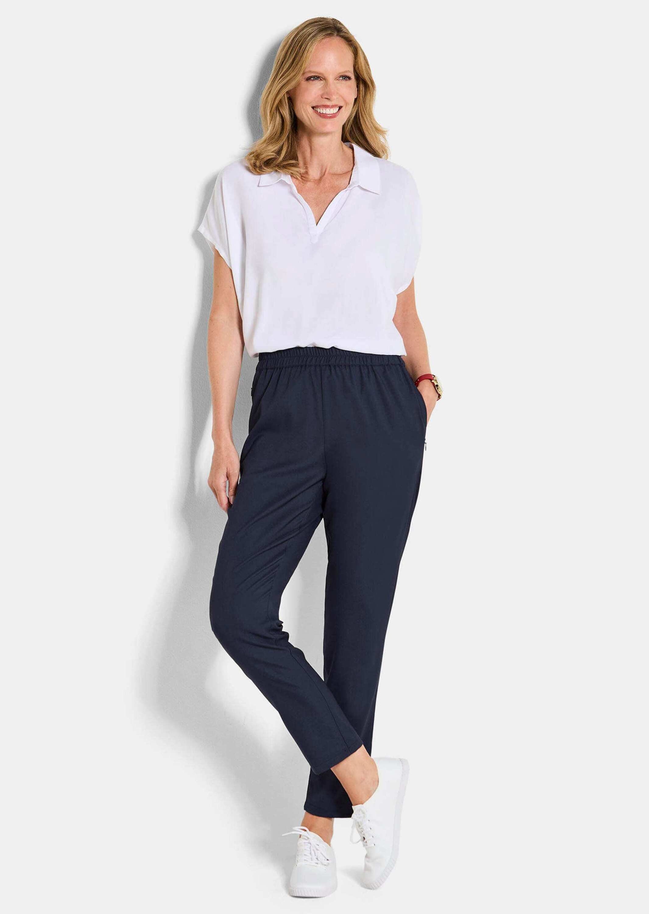 GOLDNER Stoffhose "Hose SARA mit Reißverschlusstaschen" günstig online kaufen