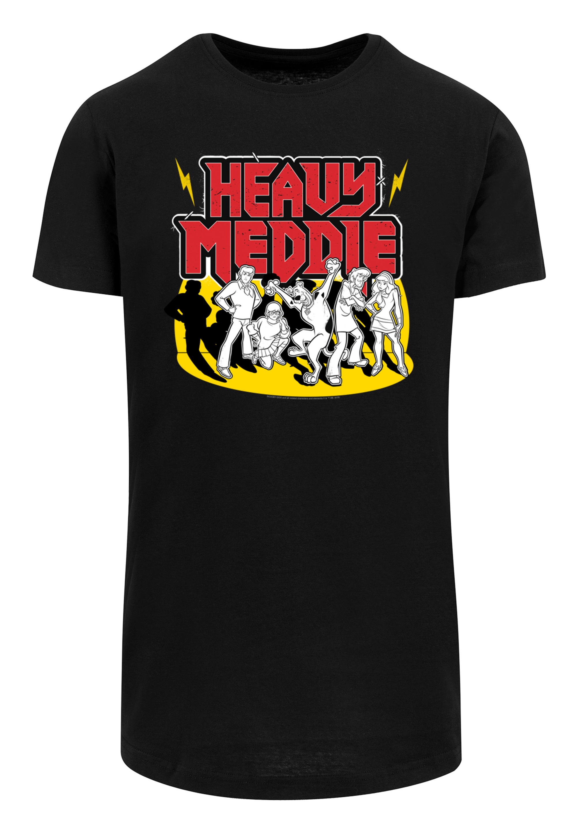 F4NT4STIC T-Shirt "Scooby Doo Heavy Meddle -BLK", Herren,Premium Merch,Lang günstig online kaufen