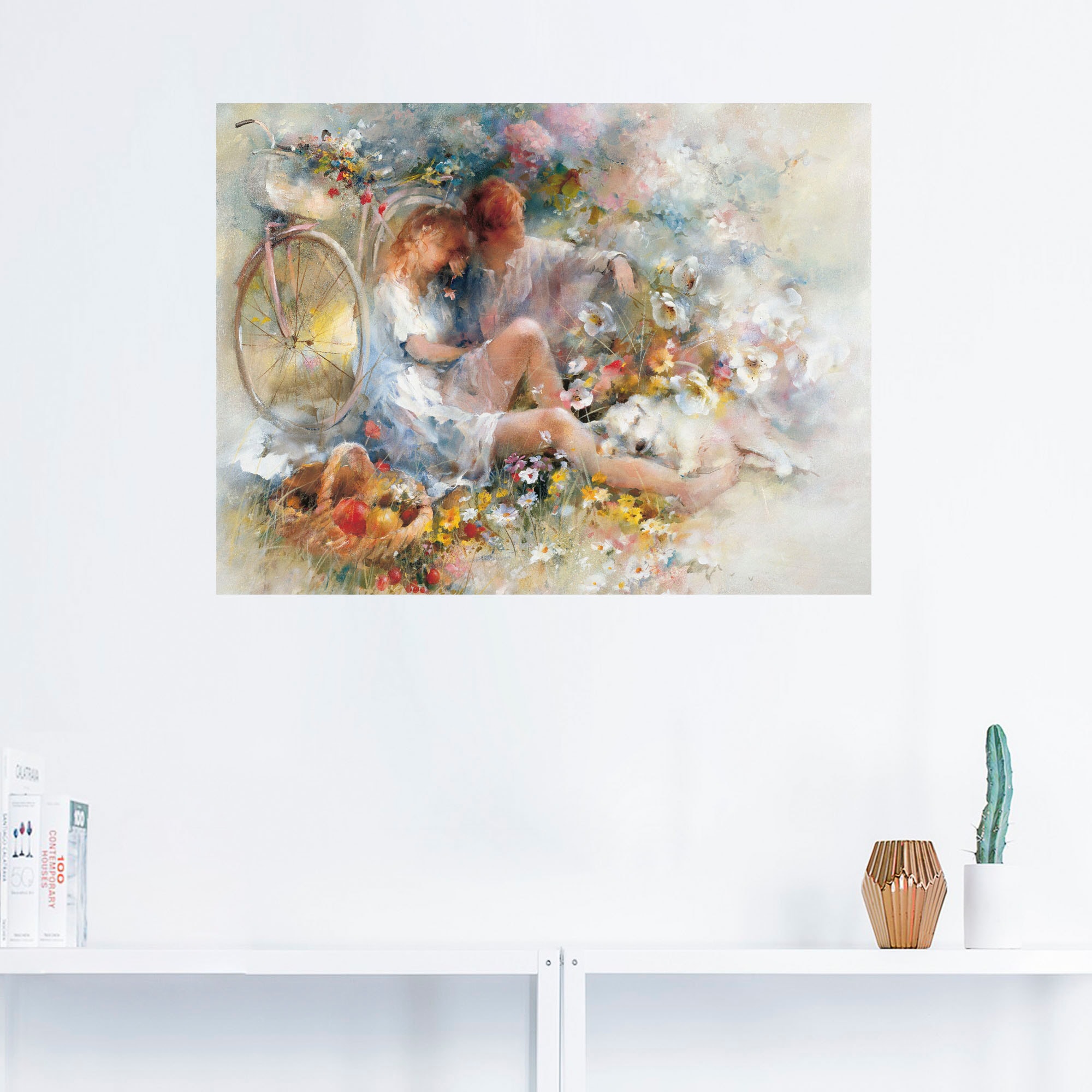 Artland Wandbild »Reise im Frühjahr«, Paar, (1 St.), als Leinwandbild, Poster, Wandaufkleber in verschied. Größen