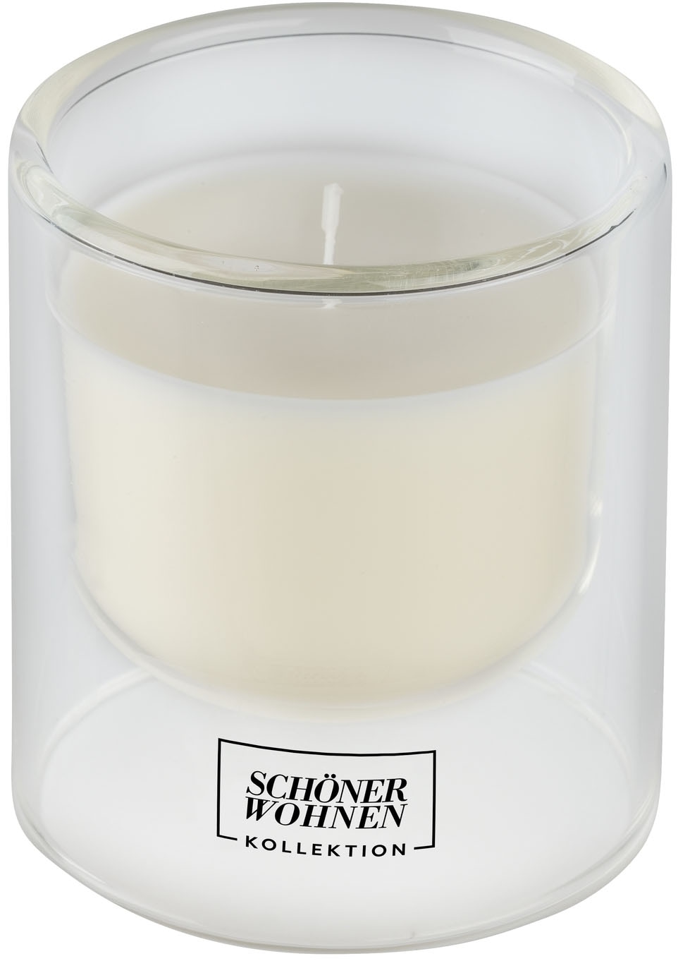 SCHÖNER WOHNEN-Kollektion Duftkerze »»Lemongrass S««, im Glas, erfrischender Duft, Brenndauer 20 - 25 Stunden