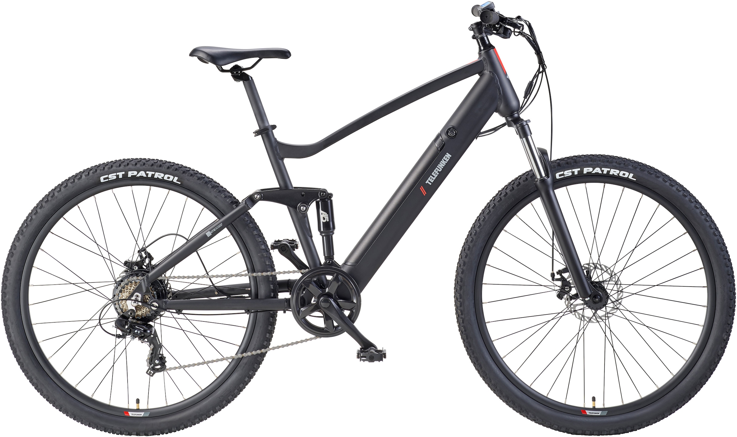 Telefunken »Aufsteiger M937« 7 Gang Shimano TY300D Schaltwerk Kettenschaltung Heckmotor 250 W Pedelec, Elektrofahrrad, Damen u. Herren, E-MTB, Mountainbike, 29 Zoll