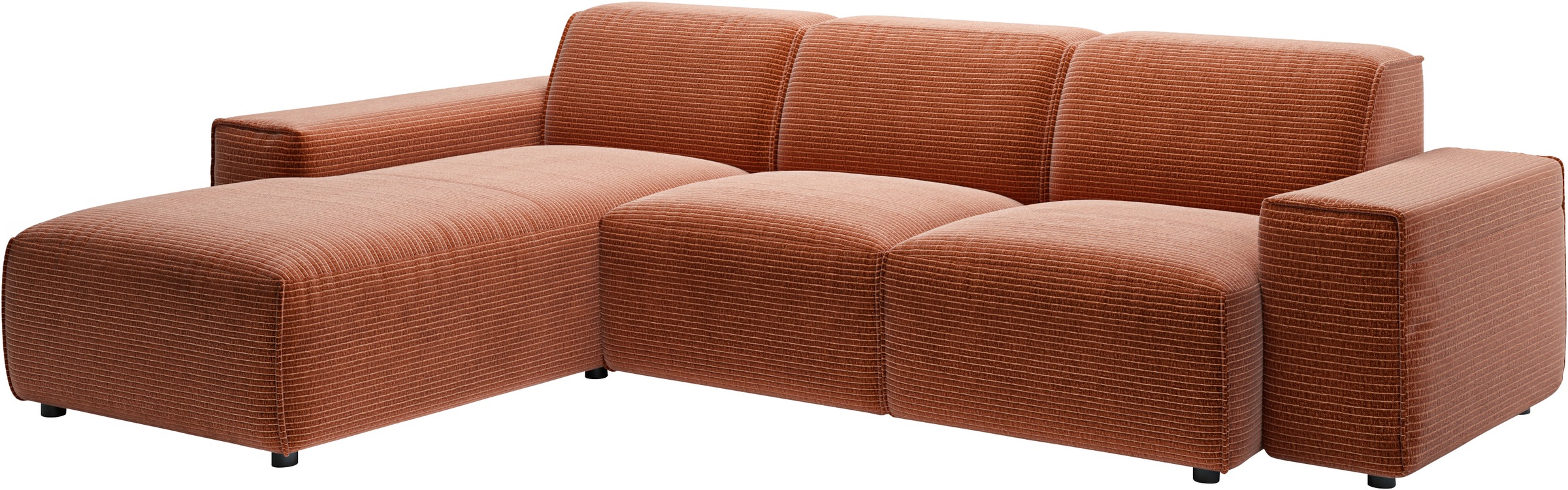 Thumbnail - andas Ecksofa "Glimminge L-Form auch in Breitcord, Feincord + Easy care-Bezug,", Breite 264, Zierkissen
