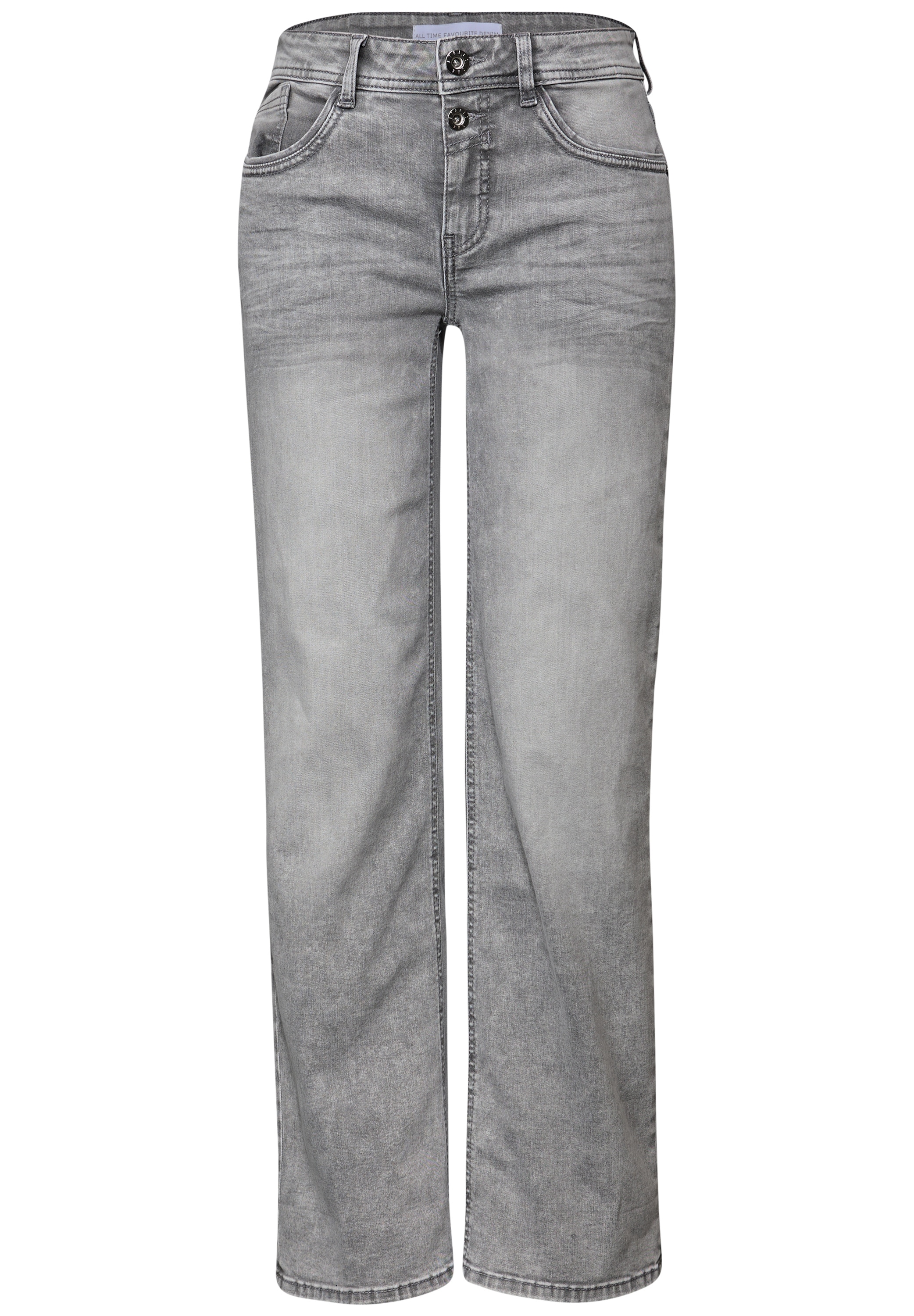 STREET ONE Straight-Jeans, im Five-Pocket Style