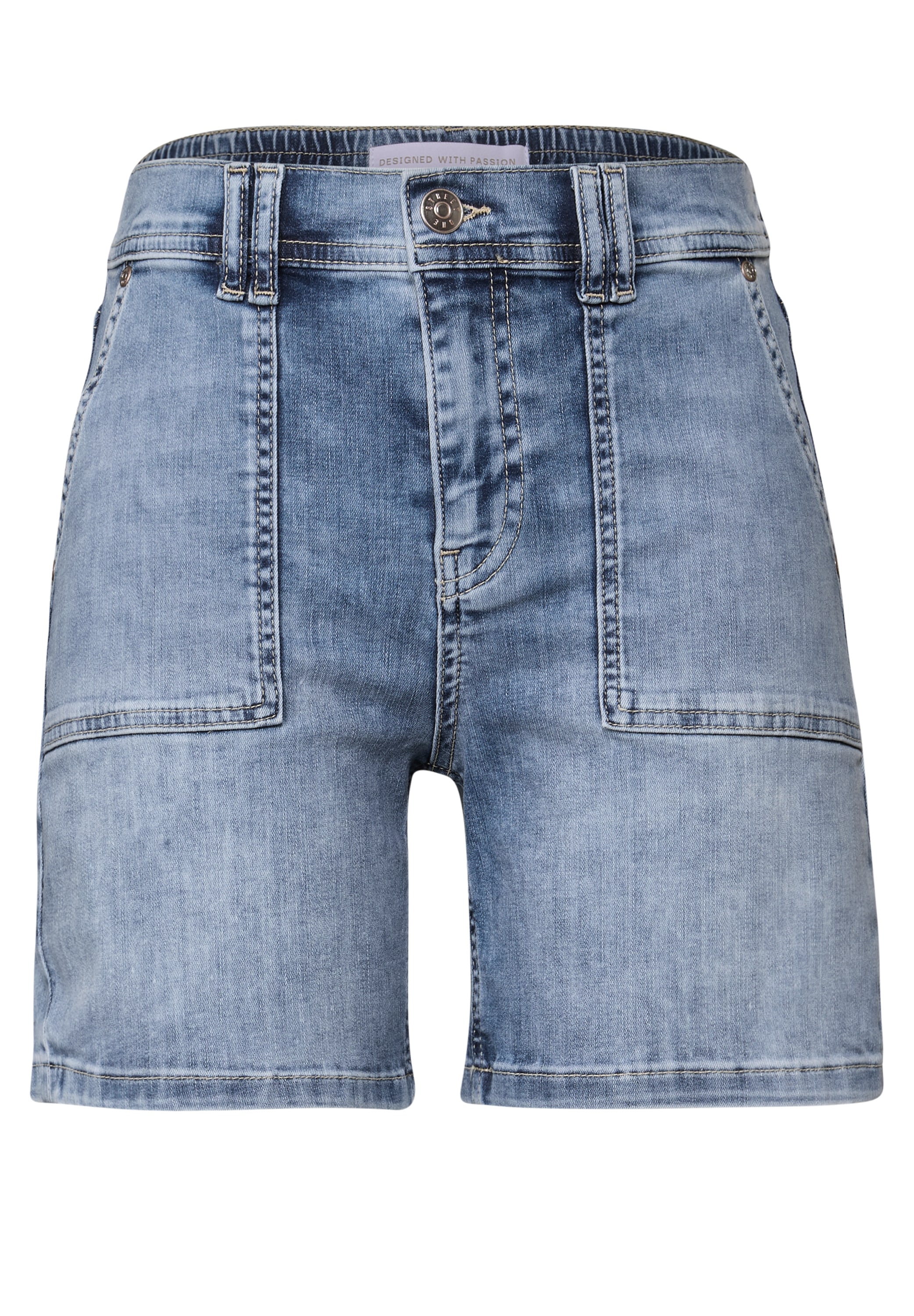 STREET ONE Slim-fit-Jeans, aus Baumwolle mit Stretchanteil
