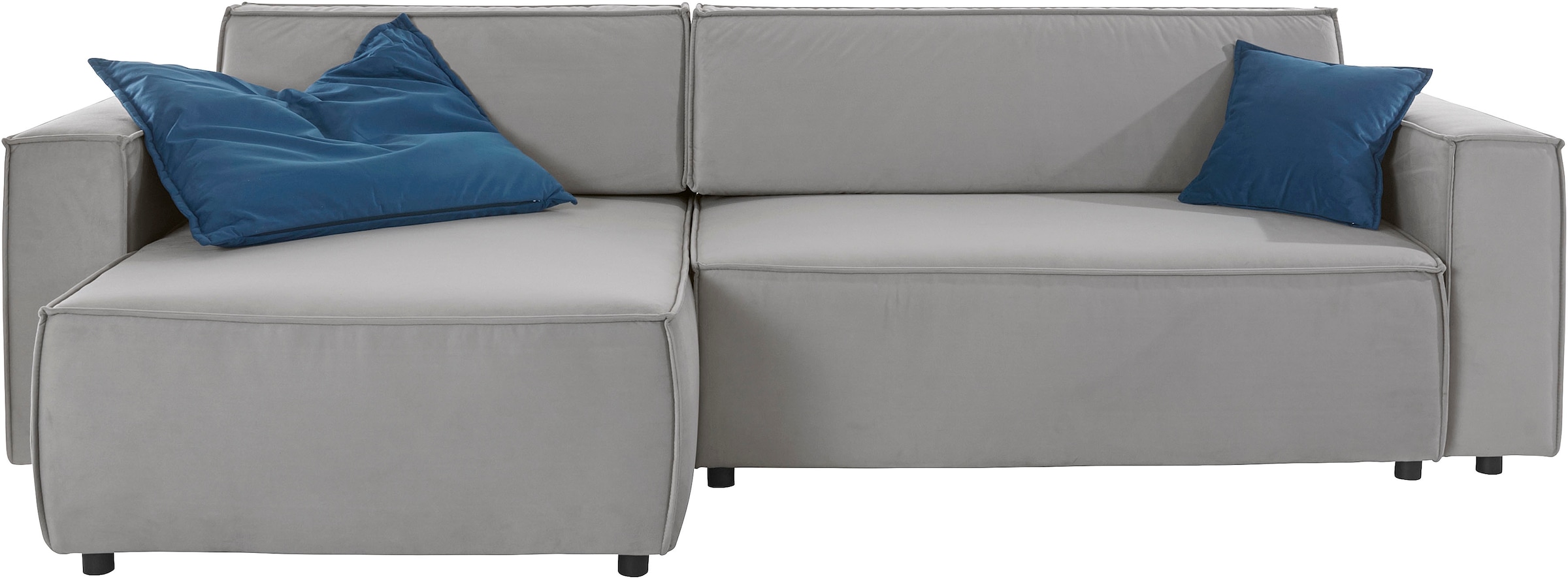 INOSIGN Ecksofa »Marva L-Form«, incl. Bettfunktion und Bettkasten, Federkern