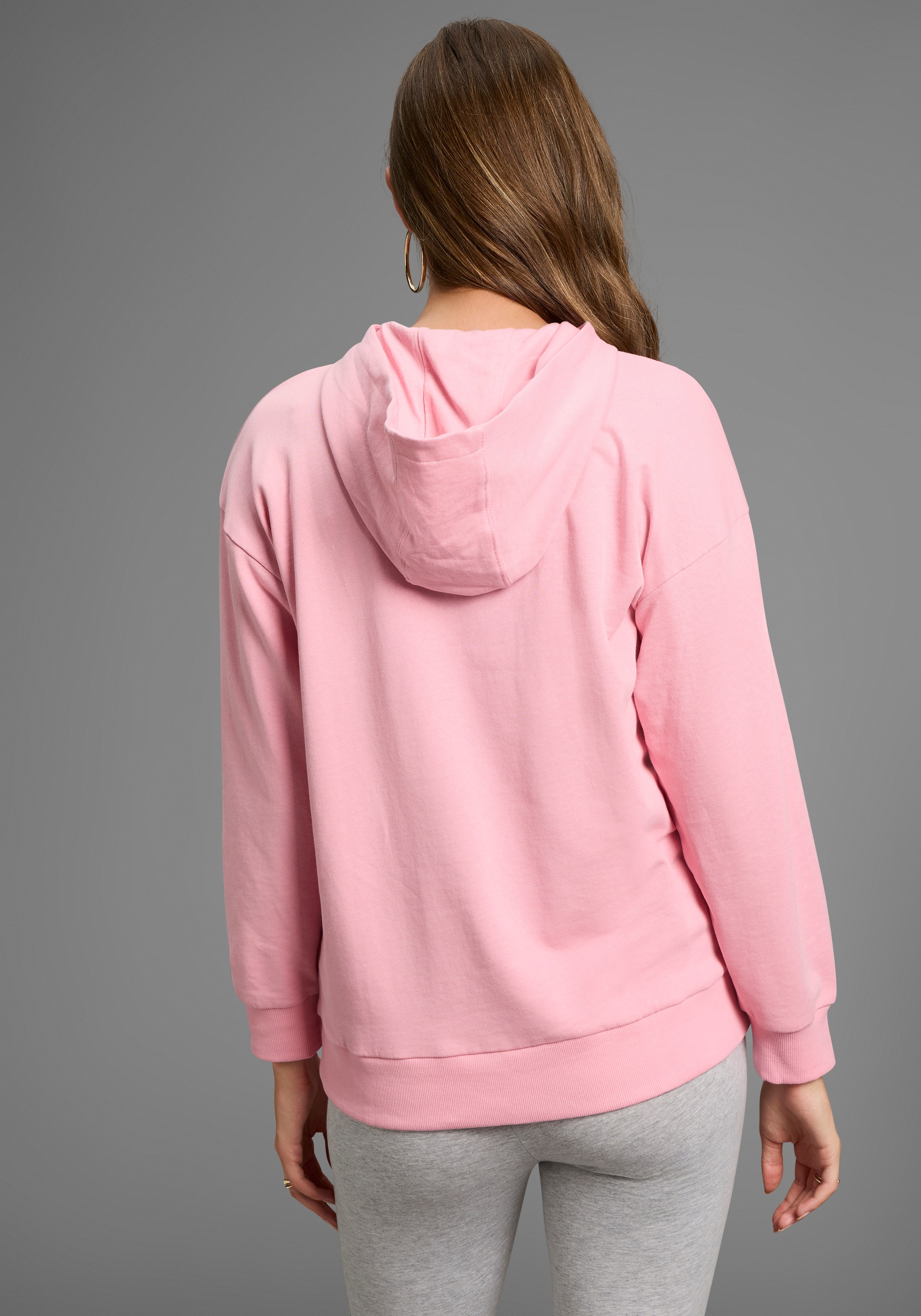 Neun Monate Umstandssweatshirt »Stillsweatshirt für Schwangerschaft und Stillzeit«, Kapuzen-Sweatshirt mit praktischem Verschluss