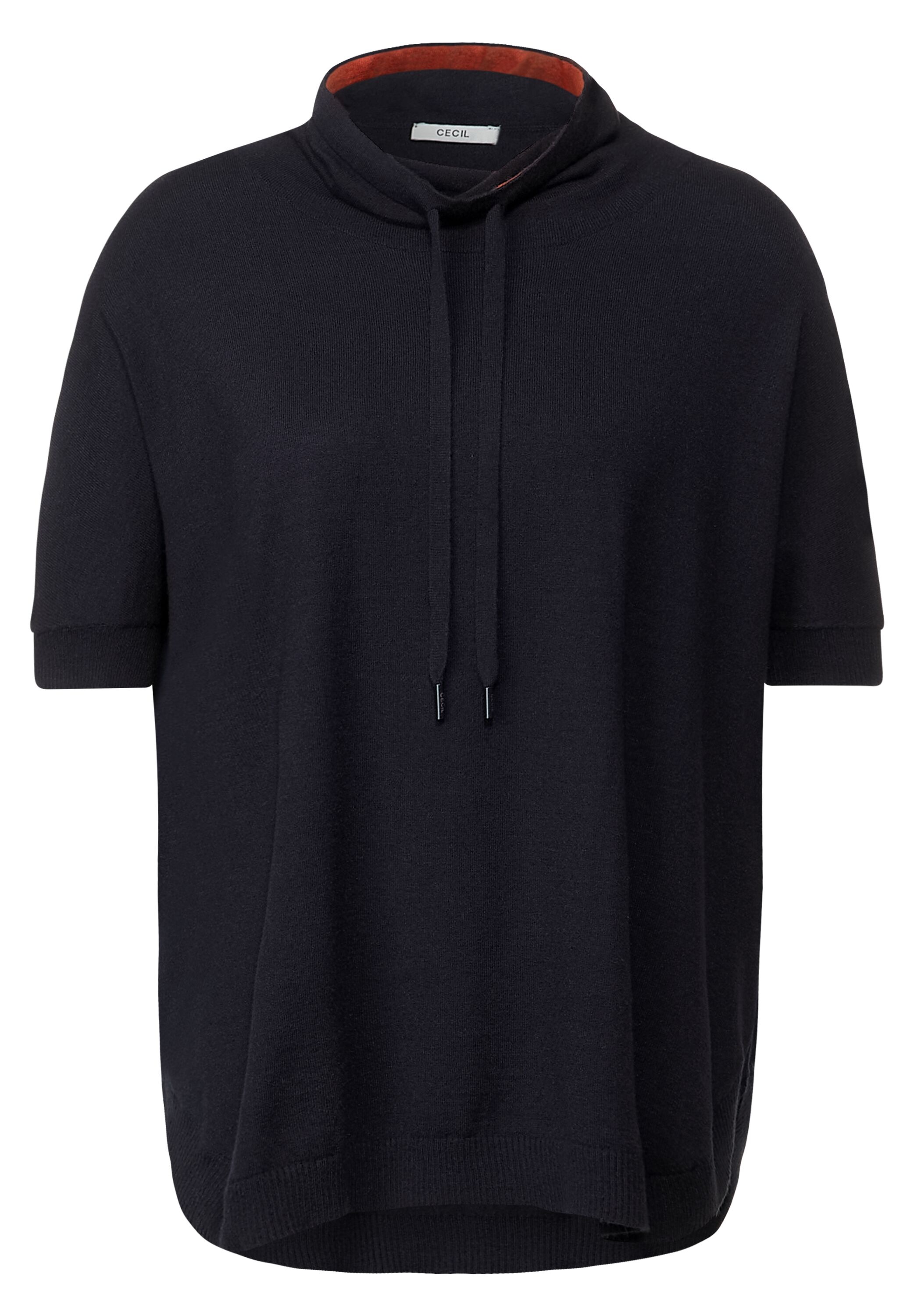 Cecil Strickponcho, in Melange Optik