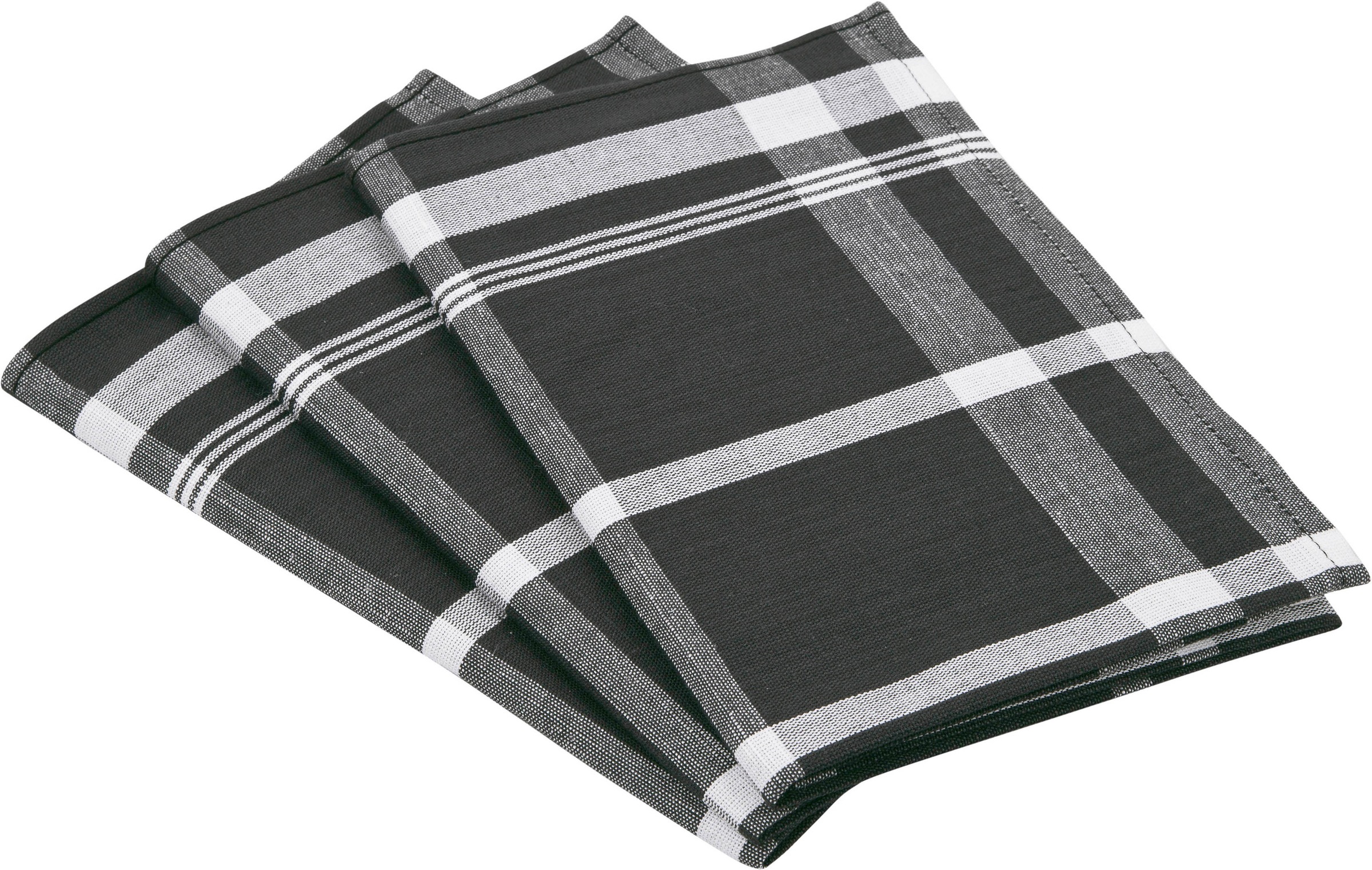 ROSS Geschirrtuch "Exclusiv" Blockkaro, 50% Baumwolle, 50% Leinen, 50x70 cm günstig online kaufen