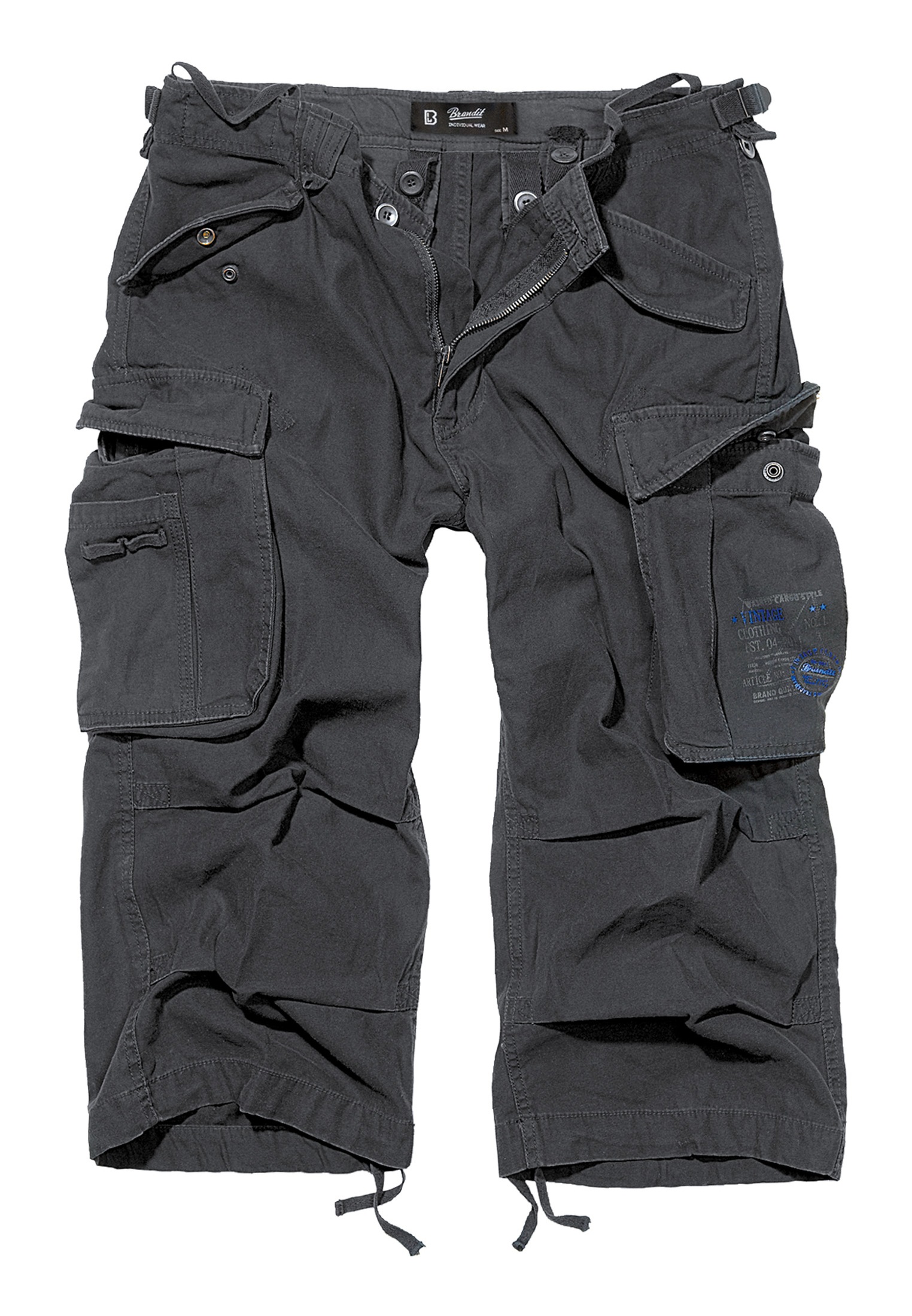 Brandit Stoffhose »Brandit Herren Industry Vintage Cargo 3/4 Shorts«, (1 tlg.)