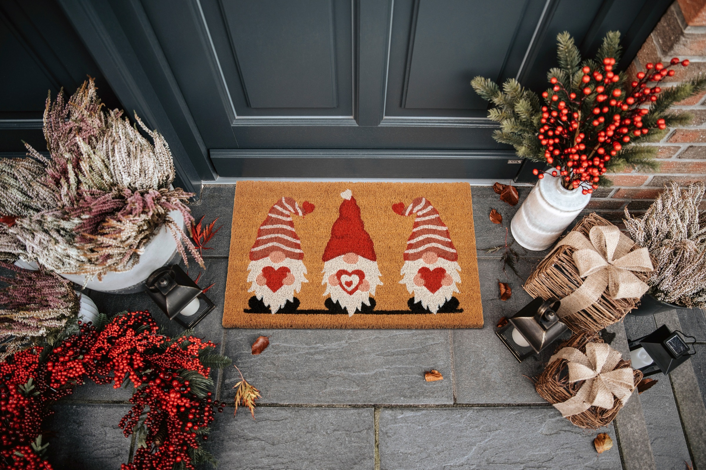 HANSE Home Fußmatte "Kokos Gnome Heart, Türmatte" rechteckig 15 mm Höhe Sch günstig online kaufen