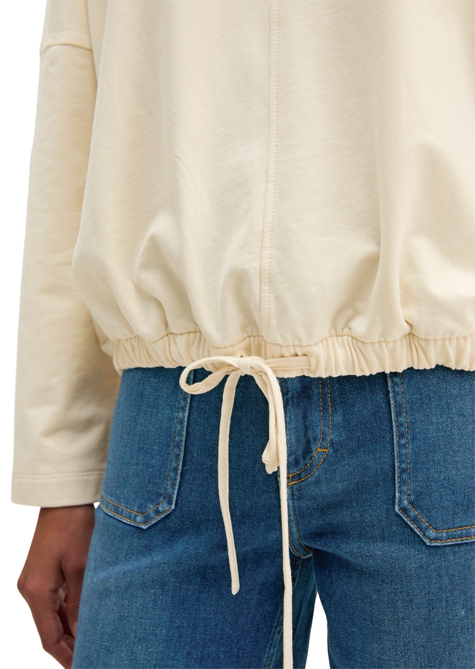 Marc O'Polo Sweatshirt »aus gepeachtem Organic Cotton-Mix«
