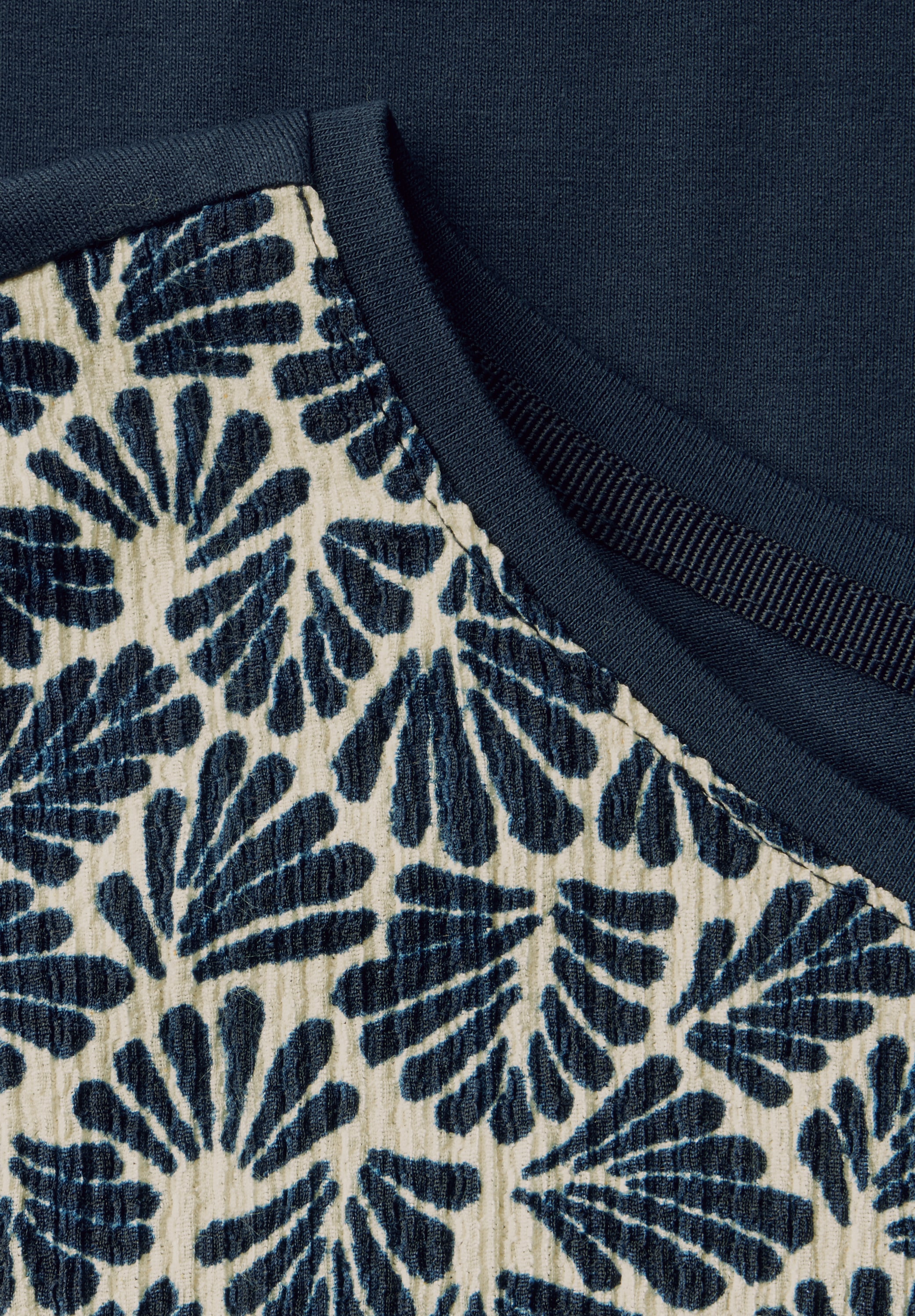 STREET ONE T-Shirt, mit Elastiksaum