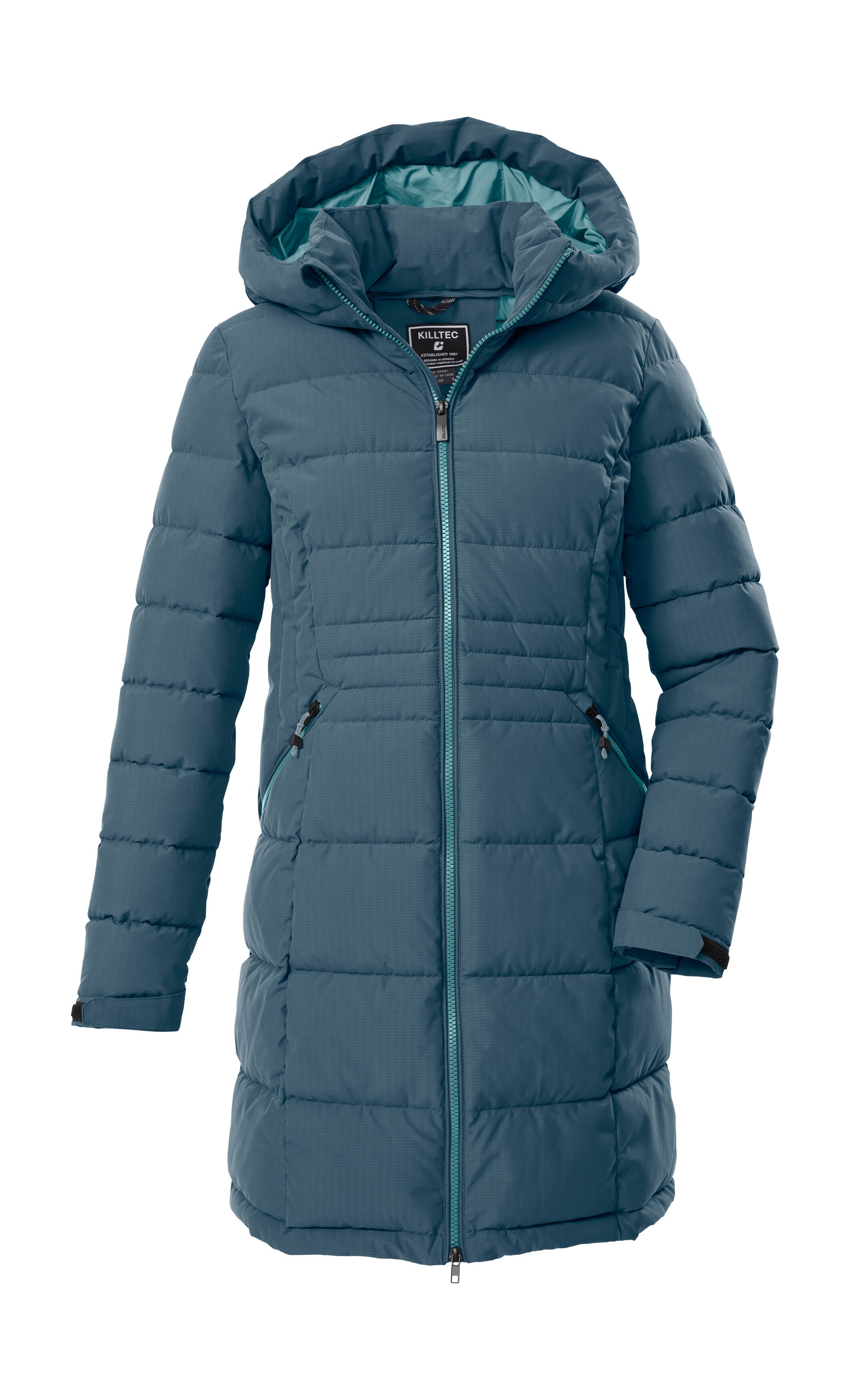Killtec Steppmantel "KOW 11 WMN QLTD PRK" Wasserabweisender Parka mit verstellbarer Kapuze und Kinnschutz