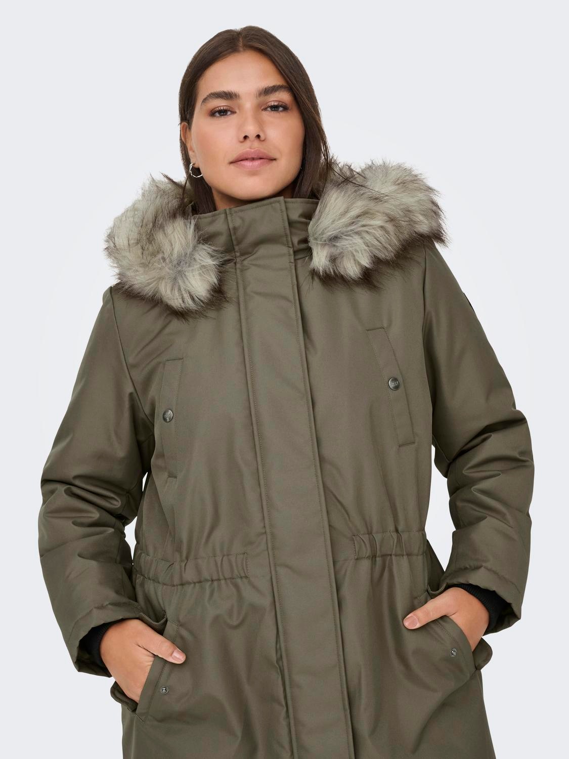 ONLY CARMAKOMA Parka "CARIRENA PARKA COAT OTW" mit Kapuze Kunstfaser, regul günstig online kaufen