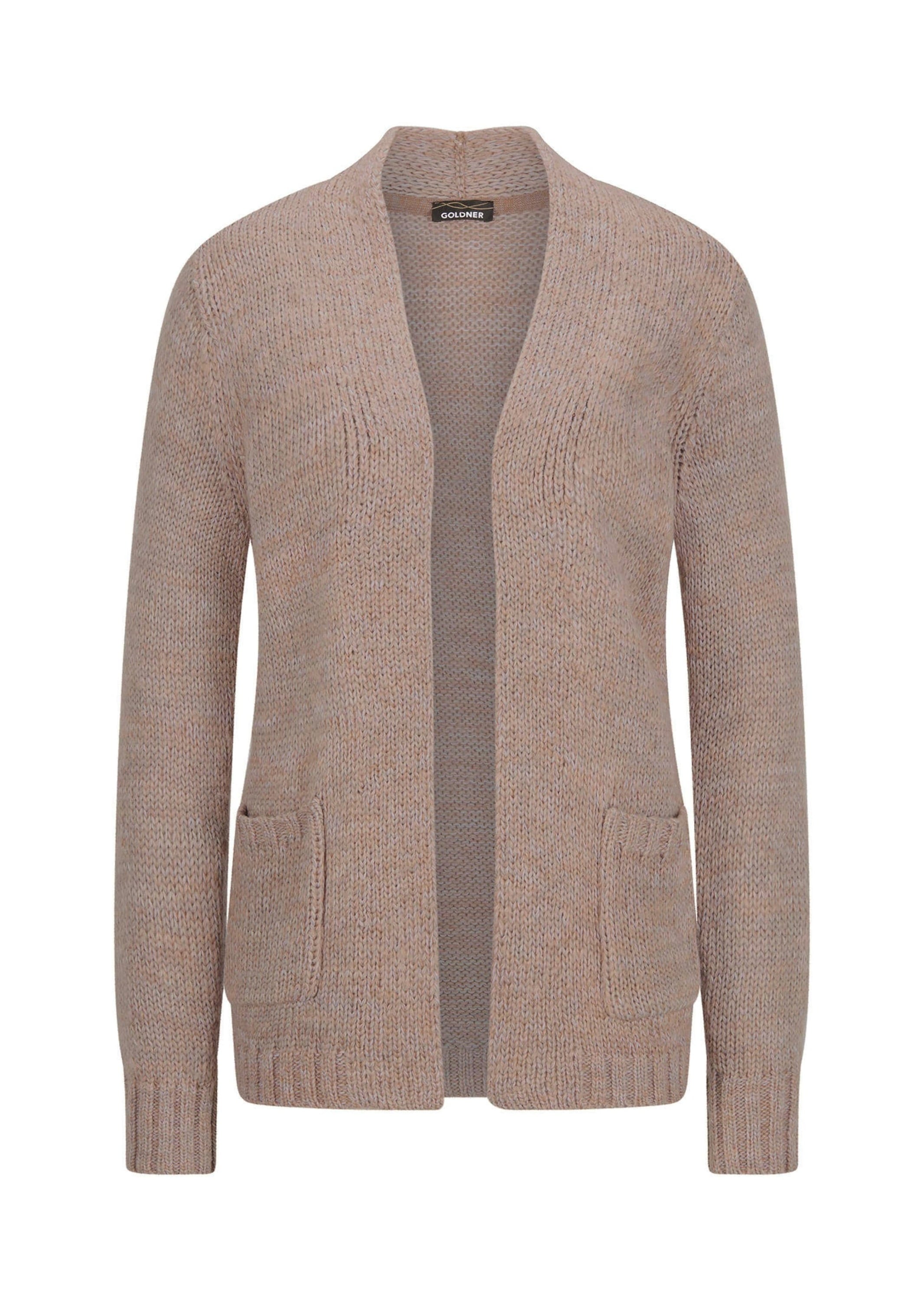 GOLDNER Strickjacke "Langarm Melange-Cardigan, flauschig" Melange-Optik günstig online kaufen