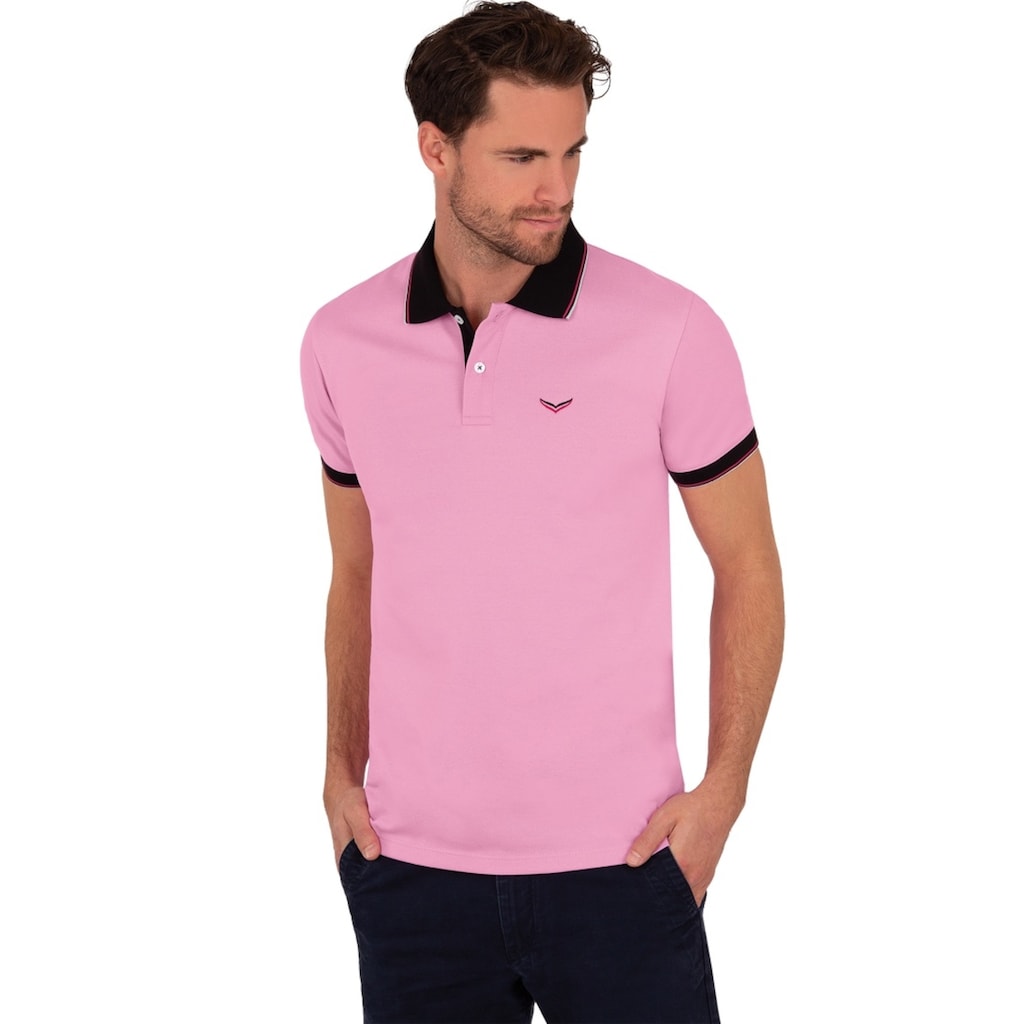 Trigema Poloshirt »TRIGEMA Slim Fit Polohemd«, (1 tlg.)