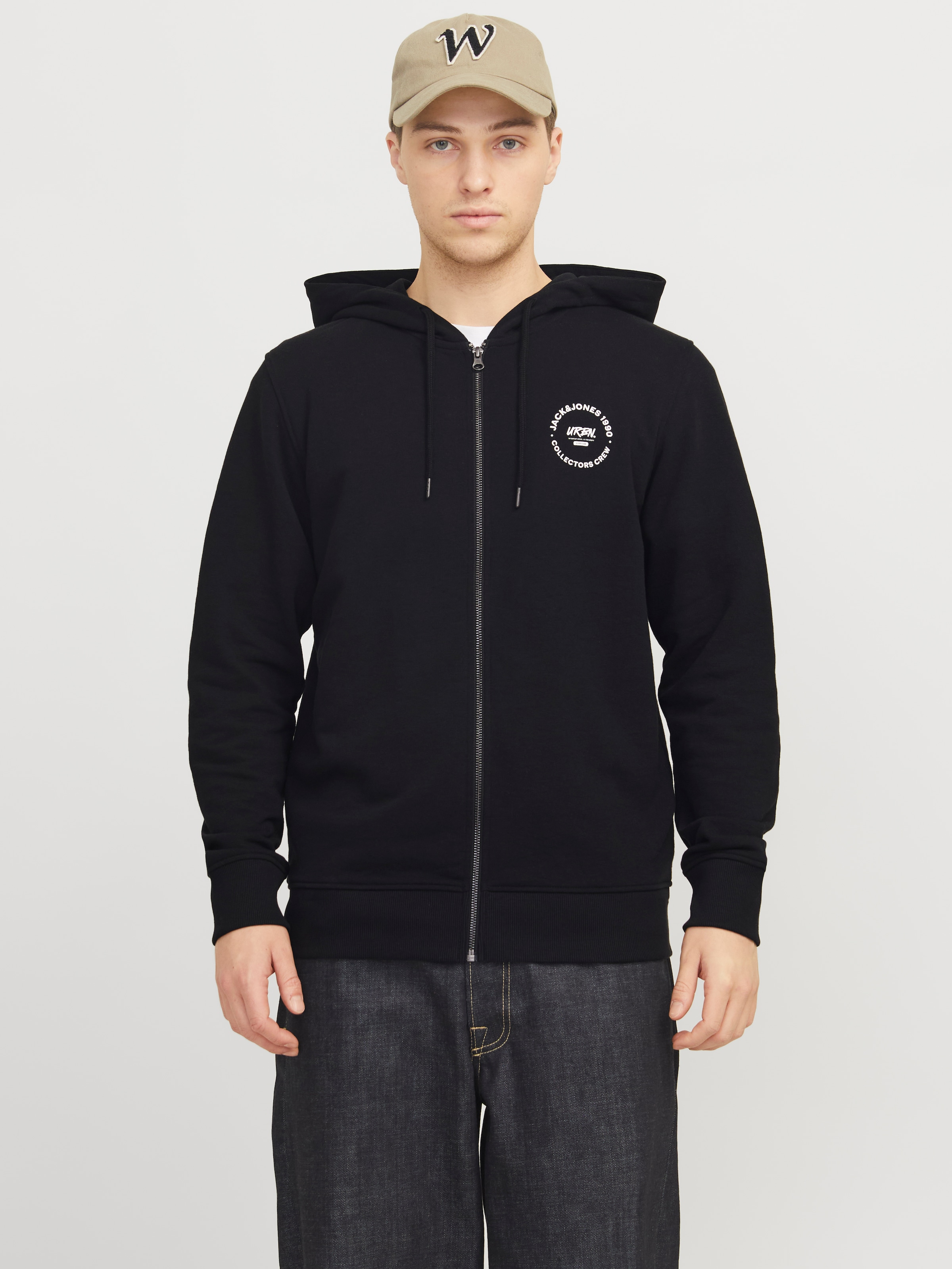 Jack & Jones Kapuzensweatjacke "JJSIMON Hoodie mit Reißverschluss und hohem günstig online kaufen