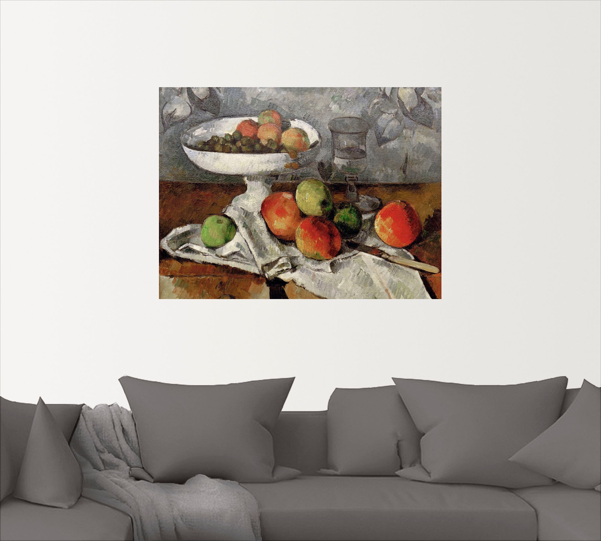 Artland Wandbild "Stillleben mit Obstschale", Arrangements, (1 St.), als Po günstig online kaufen