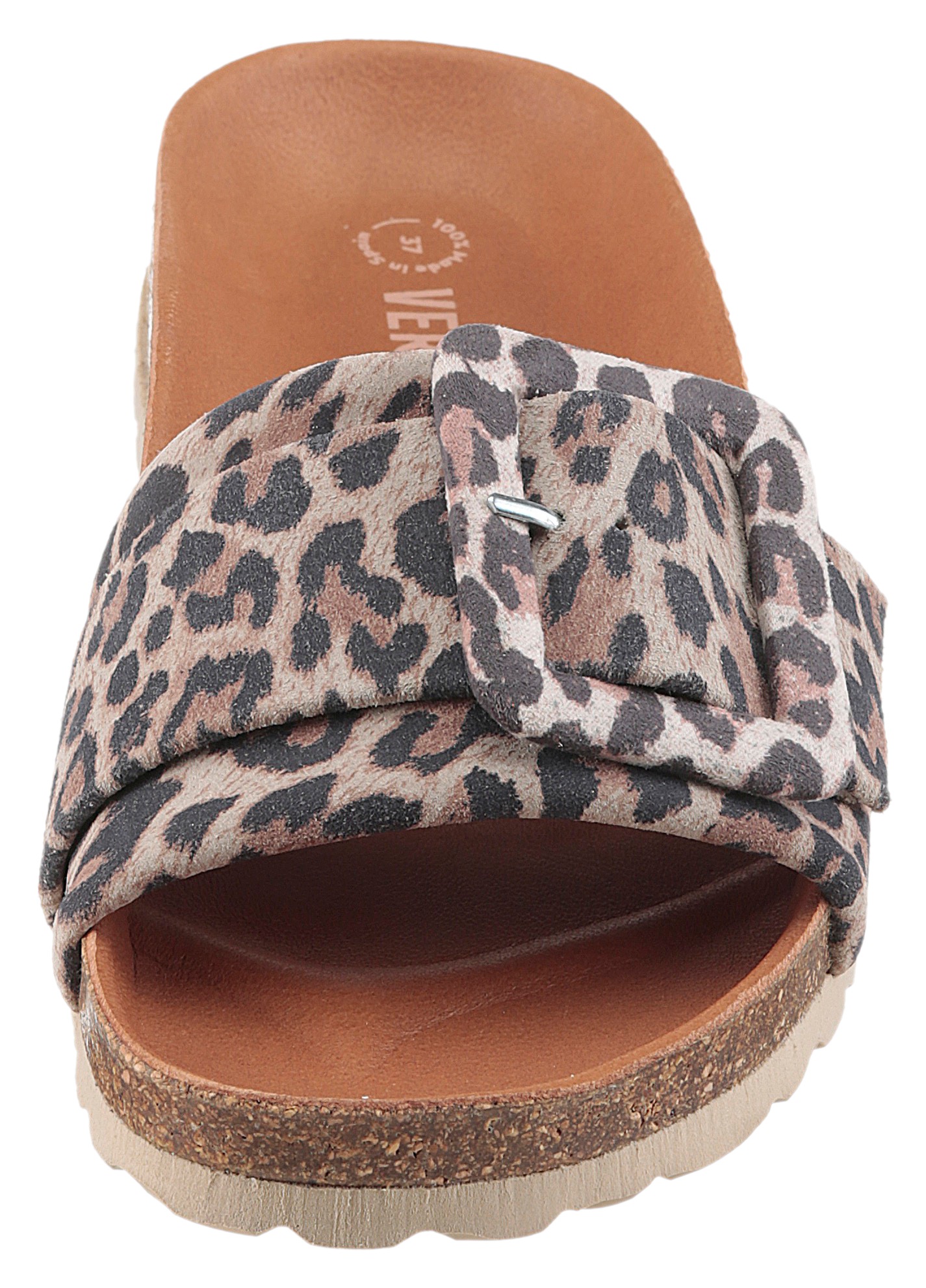 Verbenas Reiko Mule Multicolor Leather Size 42 3