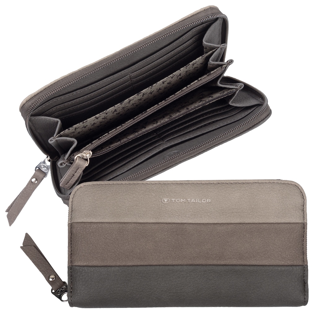 TOM TAILOR Geldbörse »ELLEN Long zip wallet«