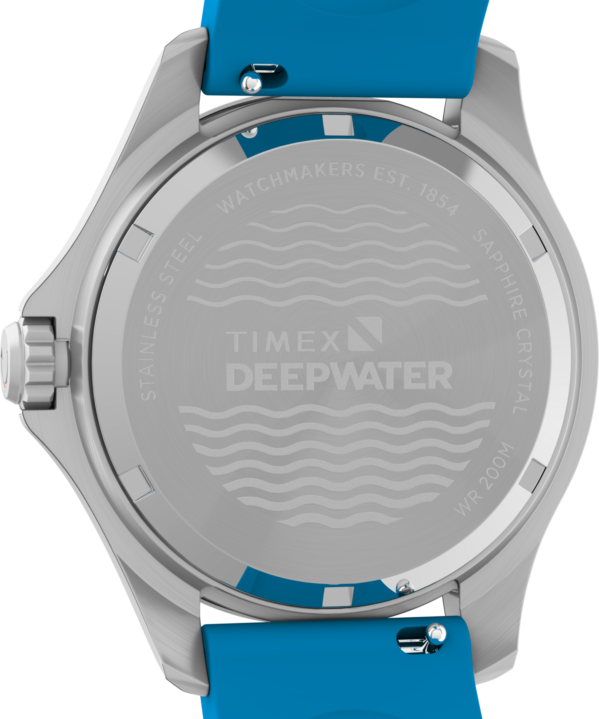 Timex Quarzuhr »DEEP WATER MERIDIAN 38 mm« Armbanduhr, Damenuhr, Leuchtzeiger, Kautschukarmband