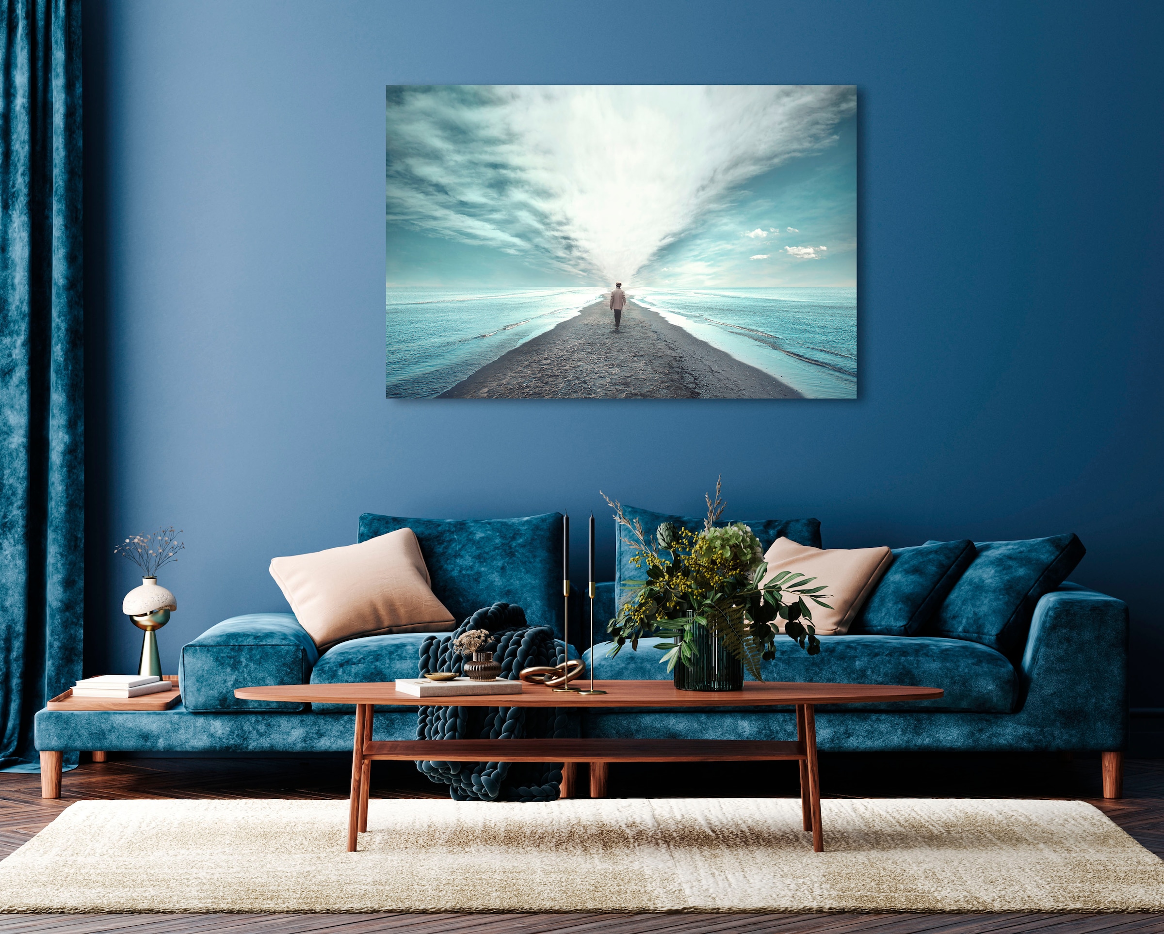 queence Acrylglasbild "Evan", Strand-Meer-Spa-Spa Bilder-Meer Bilder-Strand günstig online kaufen