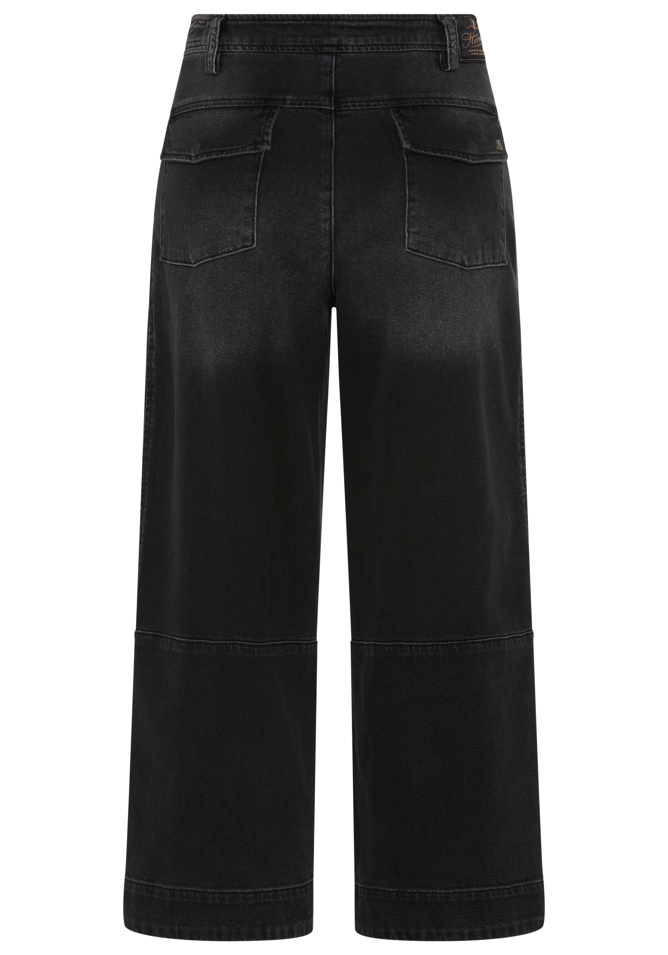 Herrlicher Loose-fit-Jeans »Soul II Denim Black« in 7/8-Länge, hoher Bund