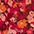 rot, orange, creme