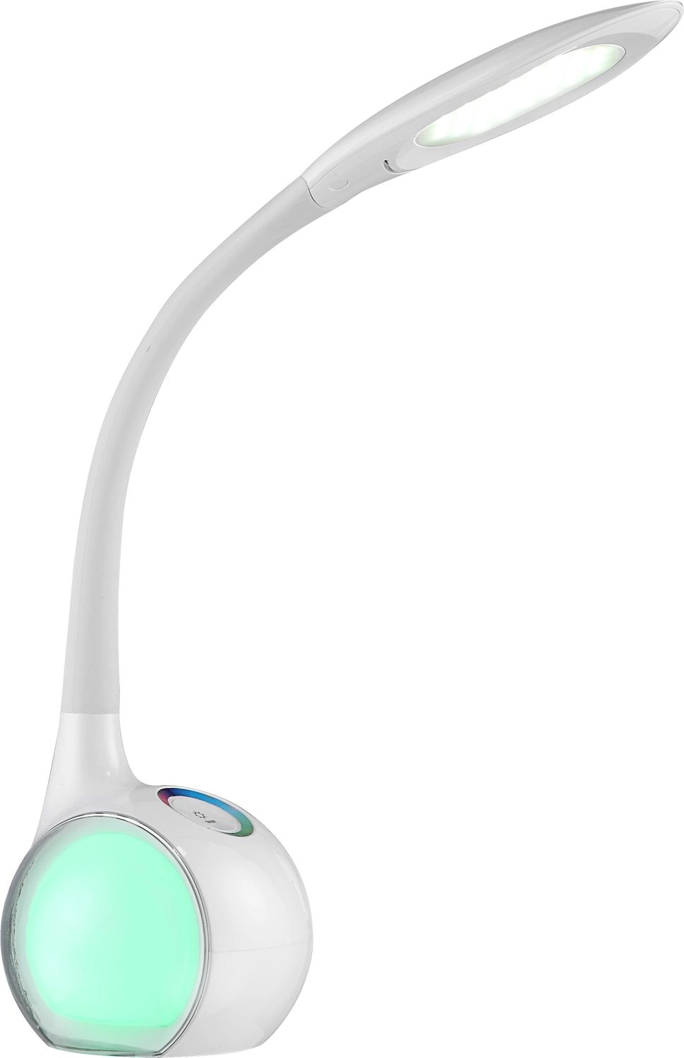 GLOBO LIGHTING LED Schreibtischlampe »TARRON« LED-Modul 1 Stk. Kaltweiß Farbwechsel Rot-Grün-Blau, Tischleuchte, Büroleuchte