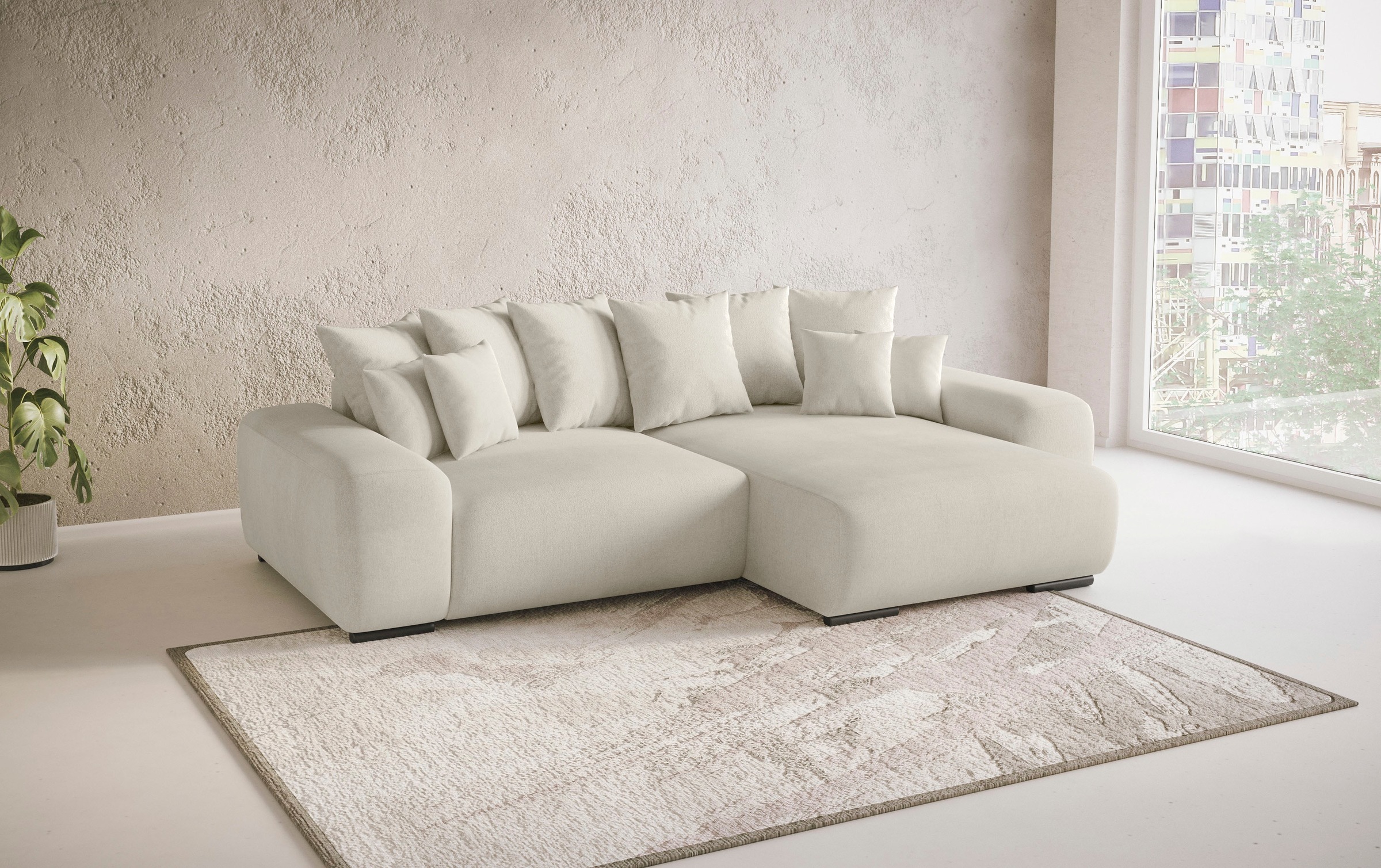 Mr. Couch Ecksofa "Sundance L-Form", Dauerschläfer mit EasyBett-Schlaffunkt günstig online kaufen