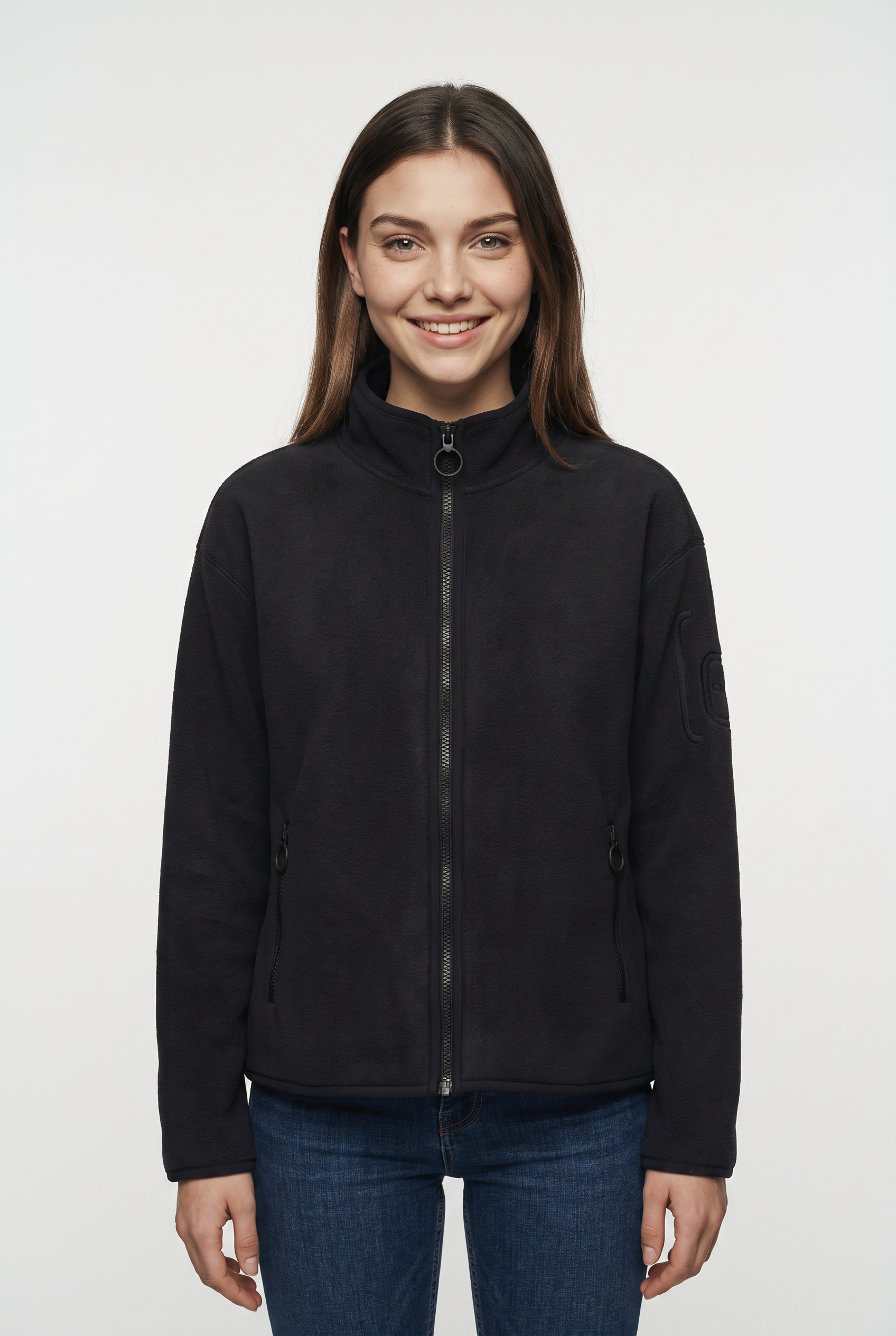 CMP Fleecejacke "WOMAN JACKET" Jacke mit sportlichem Stil, aus Polyester, in den Größen 34 bis 44