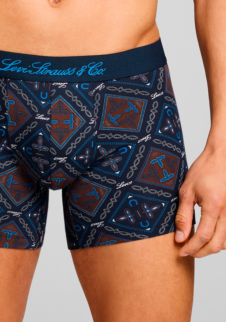 Levi's® Boxershorts »LEVIS MEN WESTERN AOP BOXER BRIEF 2P«, (2er Pack)