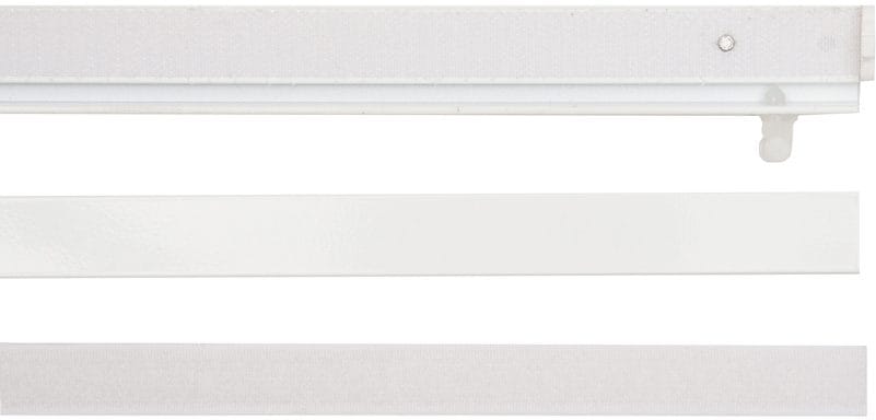 Paneelwagen INDEKO, weiß, Kunststoff, Gardinenbefestigungen, für Schiebevorhänge