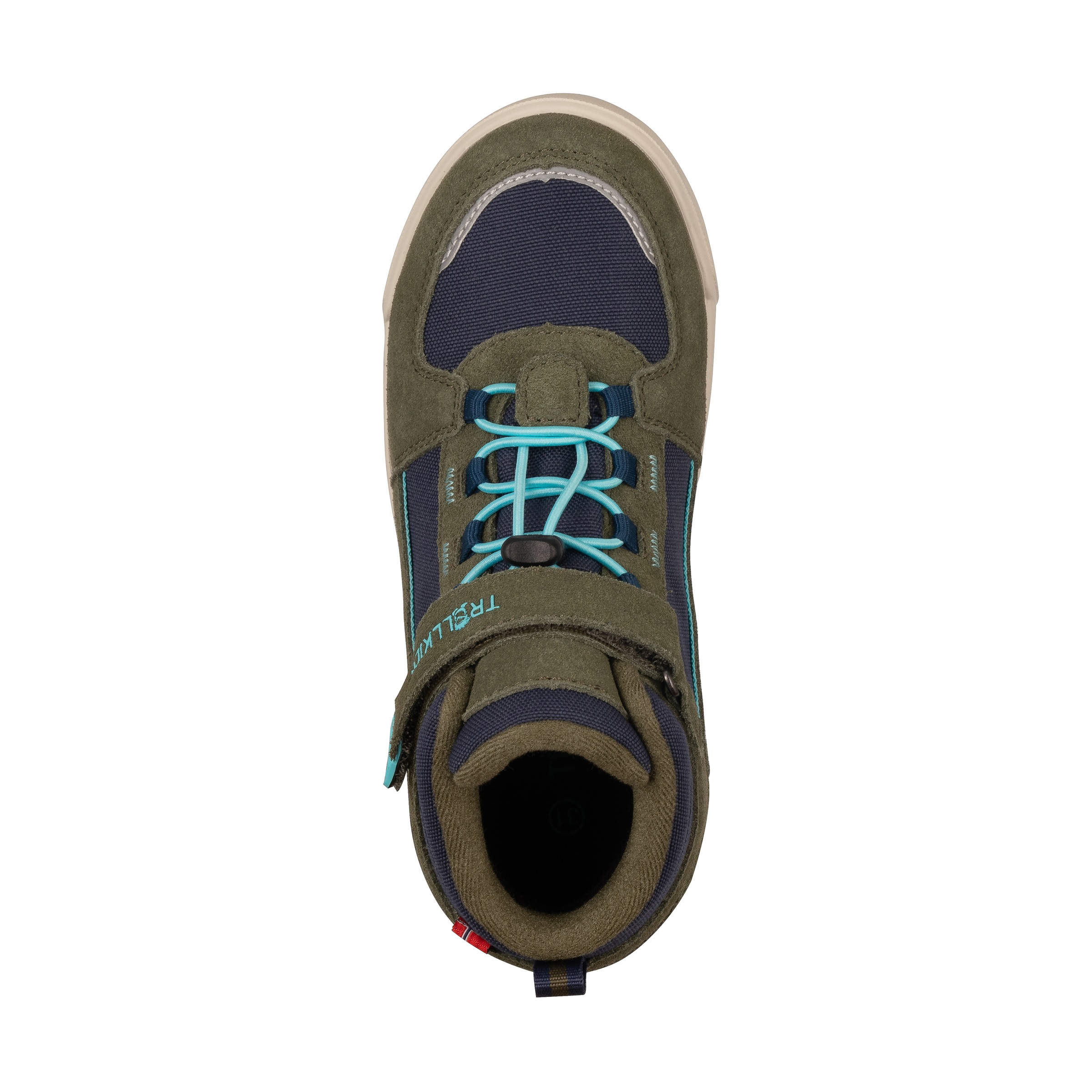 TROLLKIDS Winterstiefel »KIDS GRYLLEFJORD MID CUT«, wasserdicht, Klettverschluss, reflektierende Details