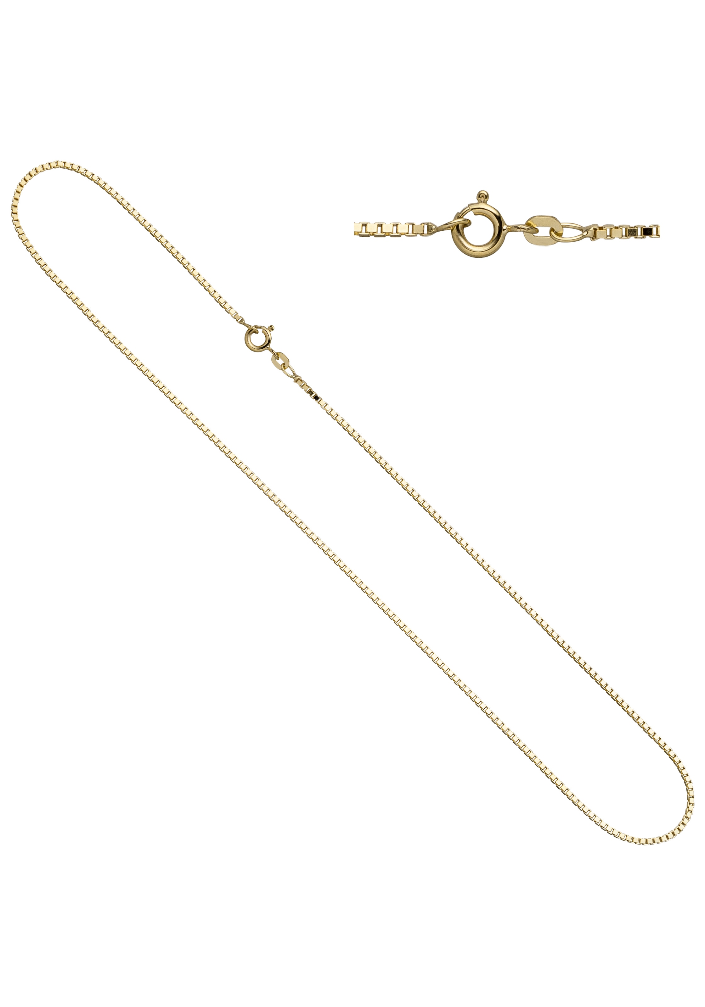 Goldkette, Venezianerkette 333 Gold 38 cm 1,0 mm