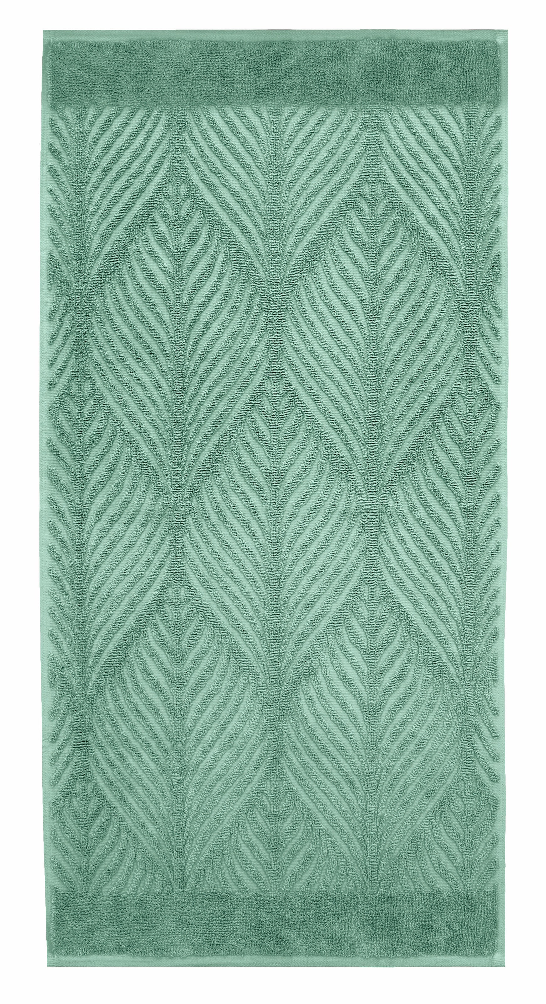 Duschtuch »Leaf«, (1 St.), Blatt Motiv, Hoch-Tief Effekt