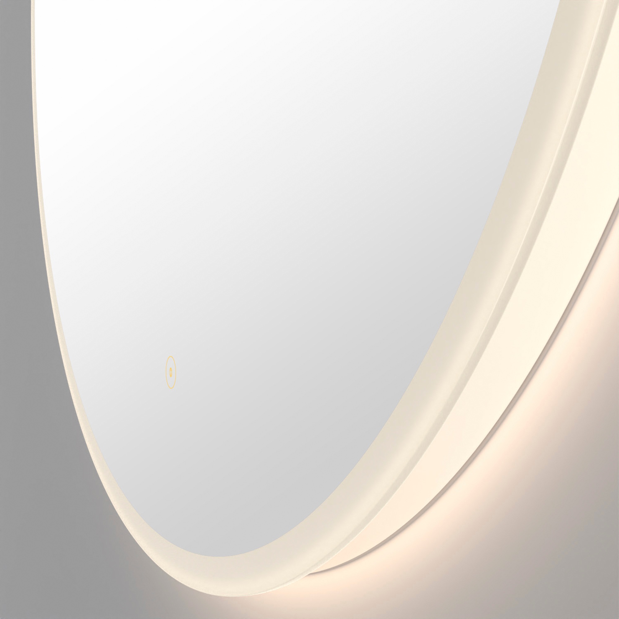 Thumbnail - Loevschall Badspiegel "Atlas Rund, Badezimmerspiegel mit LED Beleuchtung, Lichtspiegel" Touchpanel für Lichtsteuerung, V...