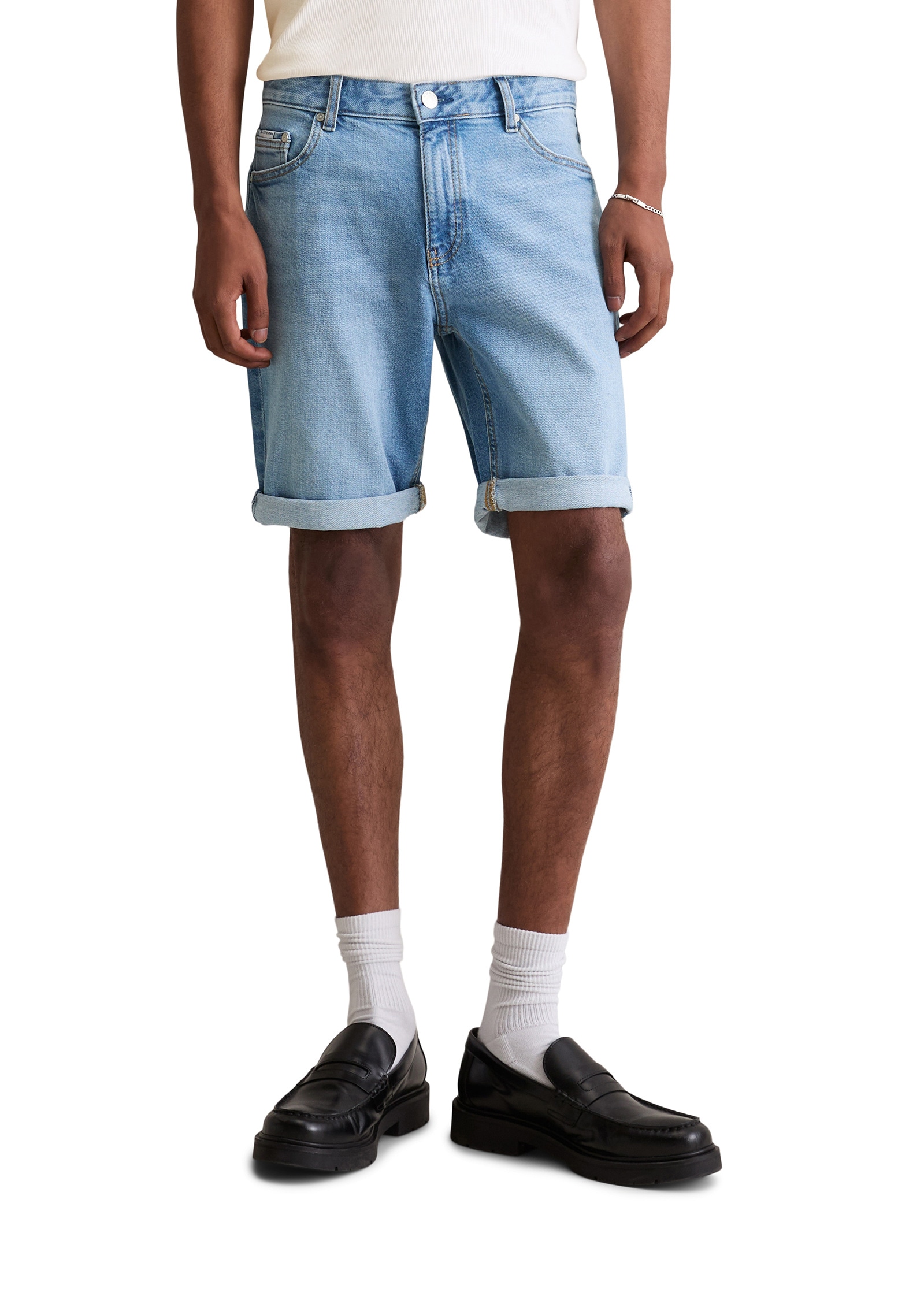Marc OPolo DENIM Shorts "aus Bio-Baumwoll-Mix" günstig online kaufen