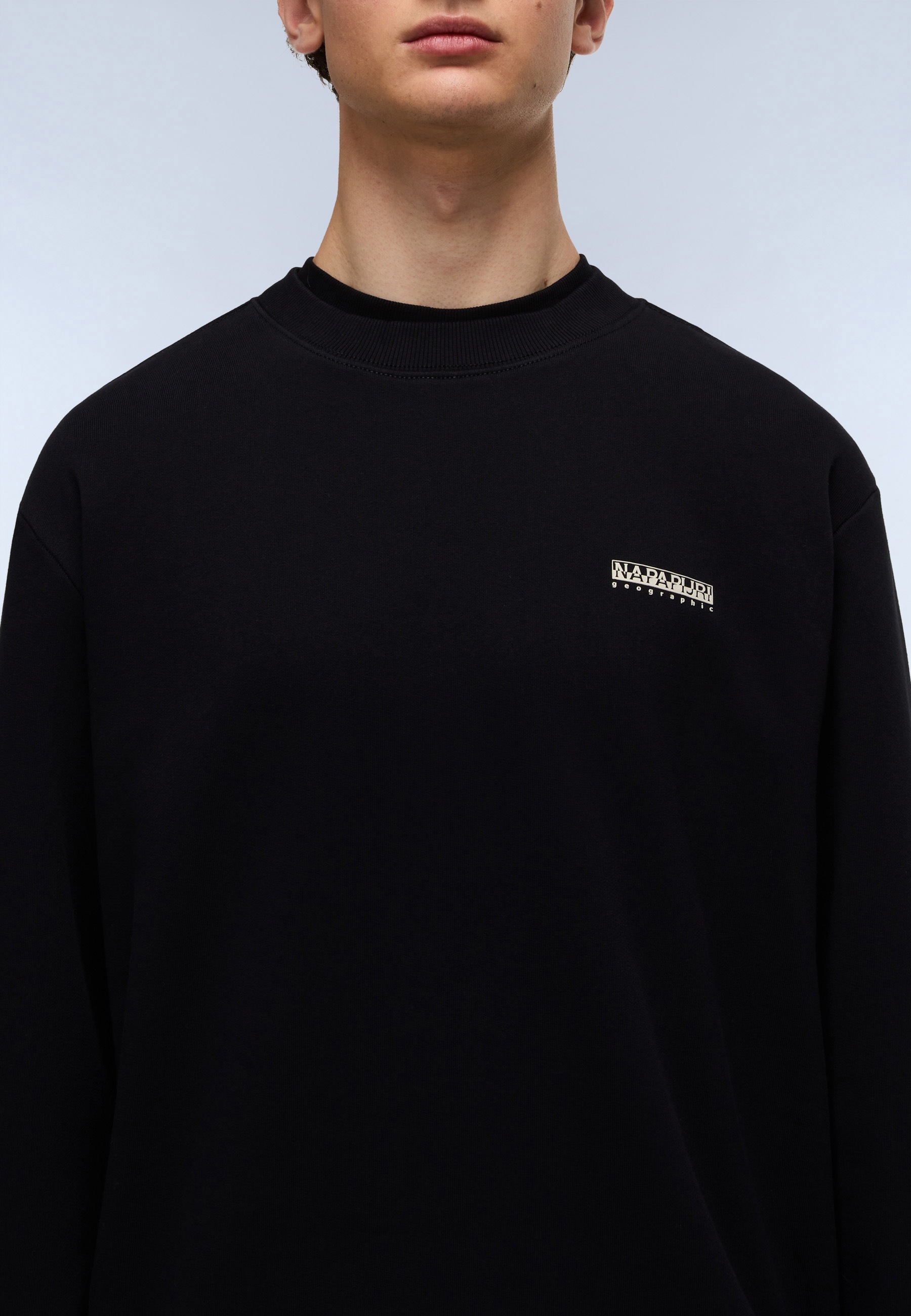 Napapijri Sweatshirt »B-SMALL BOX C BLACK BEAUTY«, Rundhals, regular fit
