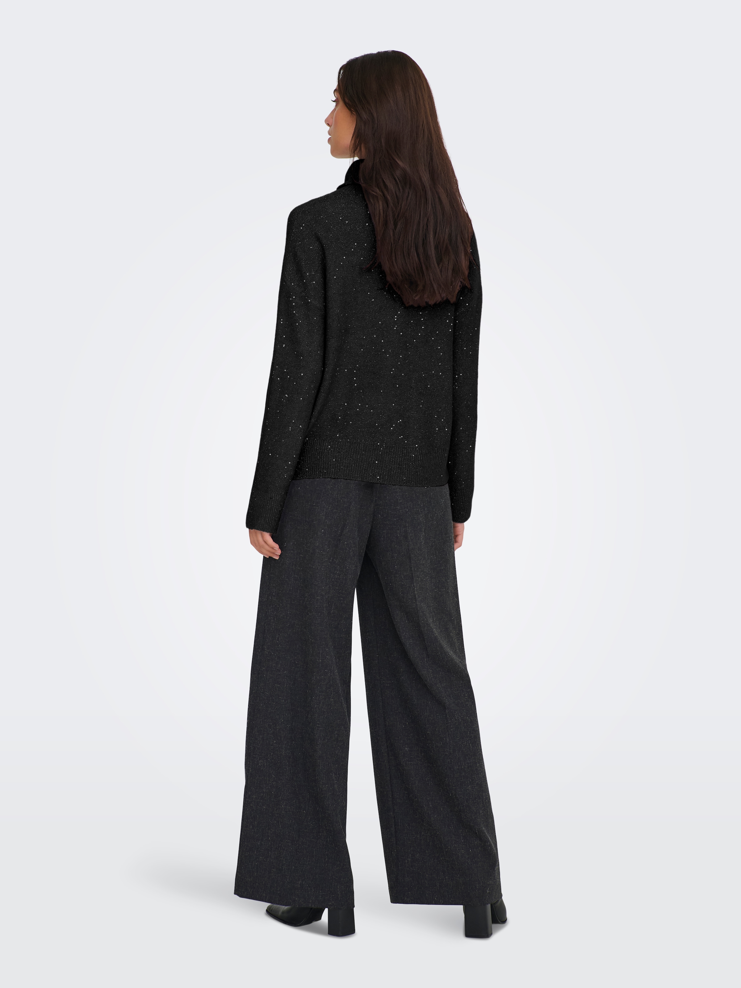 ONLY Rollkragenpullover »ONLARIZONA LS SEQUINS ROLLNECK PULL KNT«