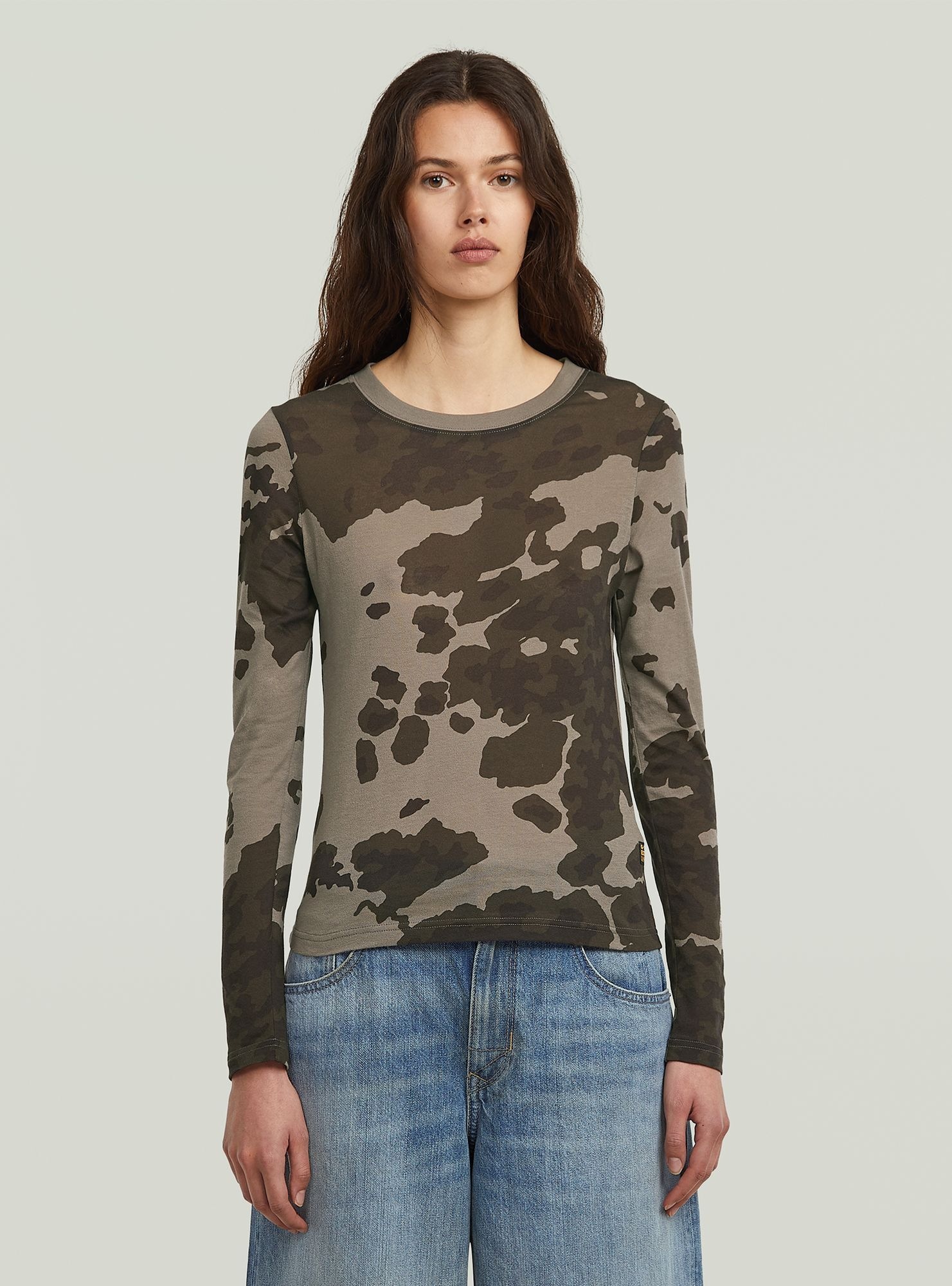 G-STAR T-Shirt "Allover Print Slim T-Shirt" günstig online kaufen